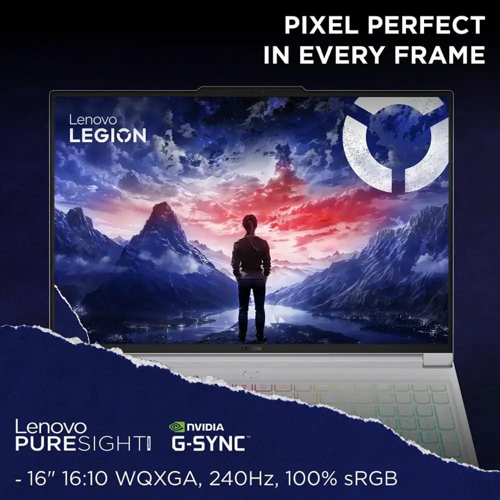Lenovo Legion 7i 16 Inch Gaming Laptop, Intel i7-14700HX(Up to 5.5 GHz, Beat i9-13900HX), NVIDIA RTX 4060, 16" LCD IPS WQXGA 240Hz, 32 GB DDR5, 2 TB SSD, Wi-Fi 6E, Windows 11 Pro, MS Office Pro 2024 - Image 2