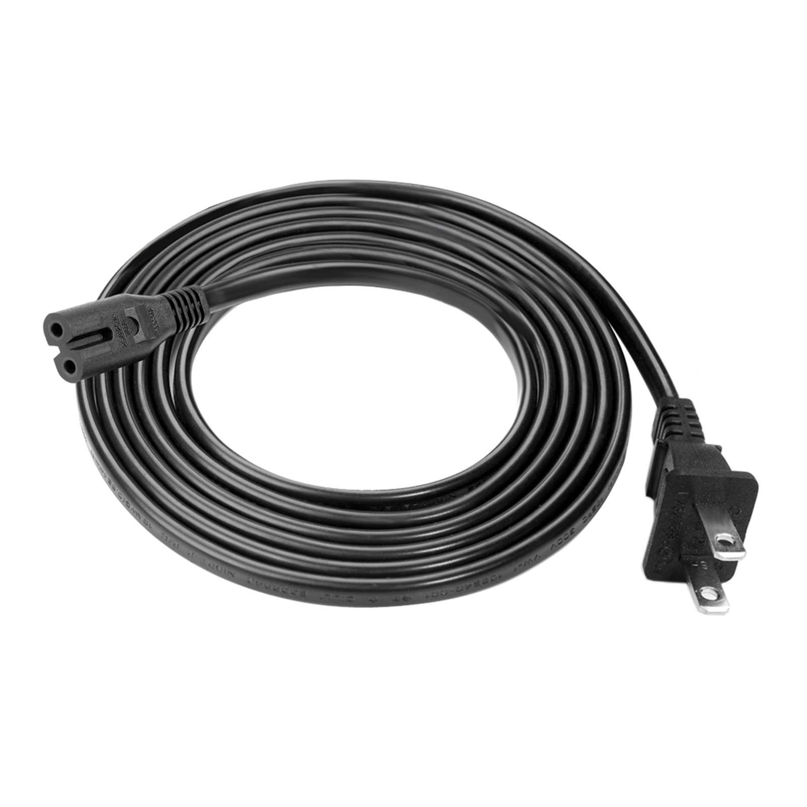AC Power Cord for Xbox One S/X, Xbox Series X/S, Sony PS4 / PS4 Slim / PS5 / PS5 Slim / PS3 Slim / PS3 Super Slim PlayStation 4 Slim PlayStation 5 Power Supply Cable Replacement - Image 3