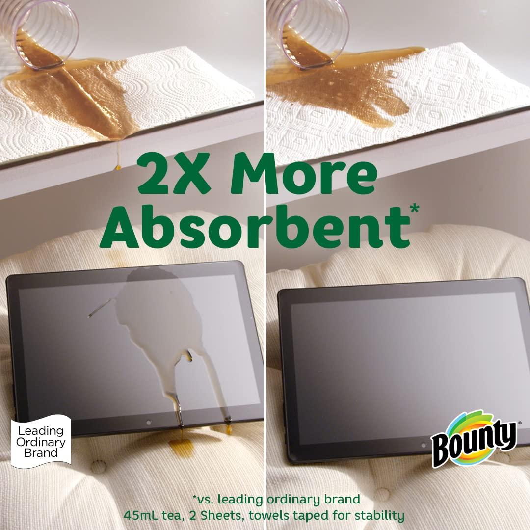 Bounty Full Sheet Paper Towels, White, 6 Double Rolls = 12 Regular Rolls - Image 6