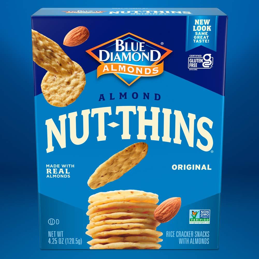 Blue Diamond Almonds, Gluten Free Cracker Crisps, Original Almond Flavored perfect for Snacking and Healthy Options, 4.25 oz - Image 5