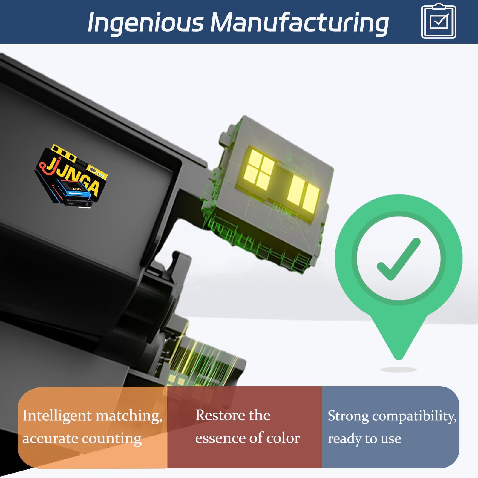 106R03944 Toner Cartridges is Compatible for Xerox VersaLink B600 B605 B610 B615 Printers, with a Capacity of 56700 Pages and a Very Good Printing Experience (4 Pack Black) - Image 5