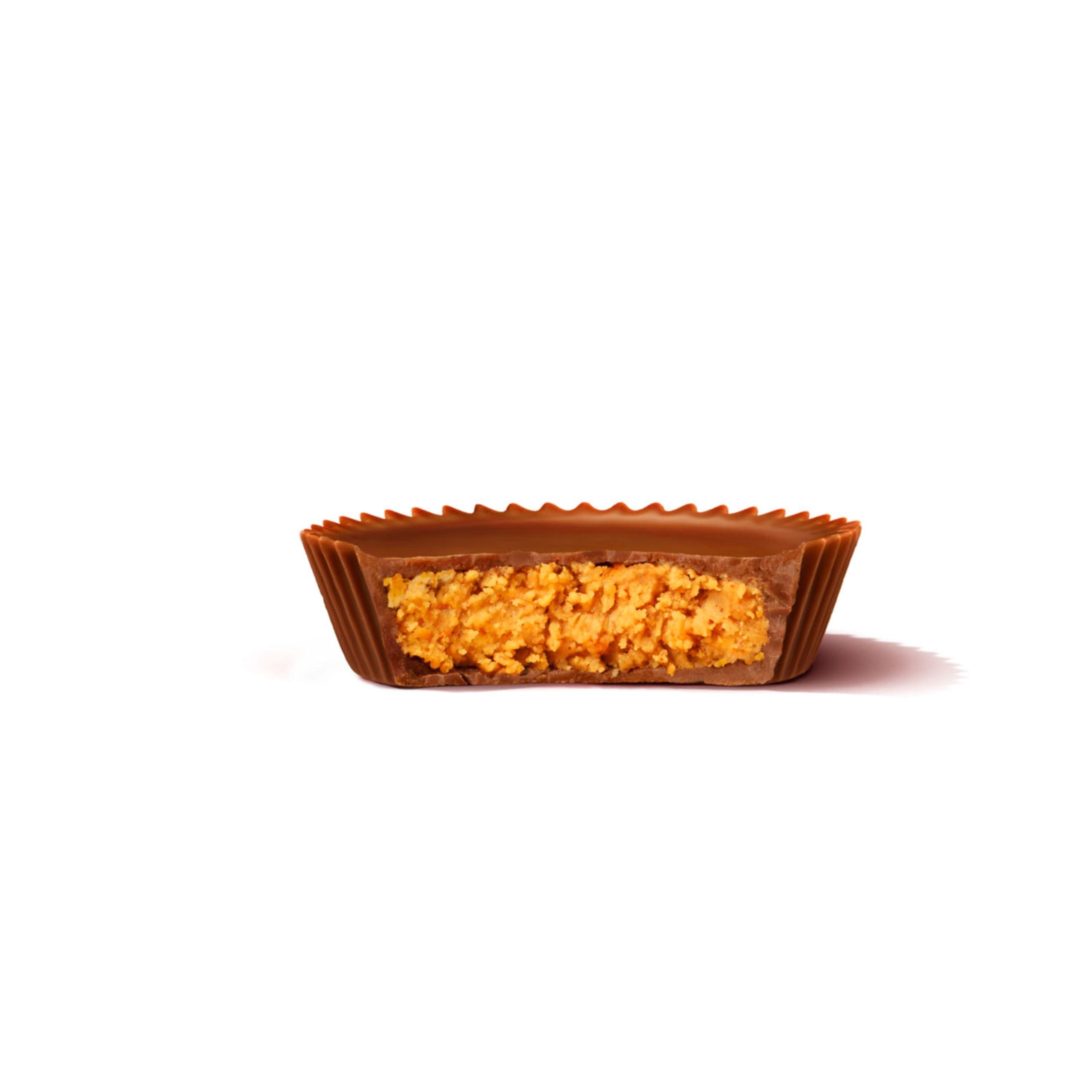 REESE'S Milk Chocolate Snack Size Peanut Butter Cups, Candy Pantry Pack, 13.75 oz (25 Pieces) - Image 6