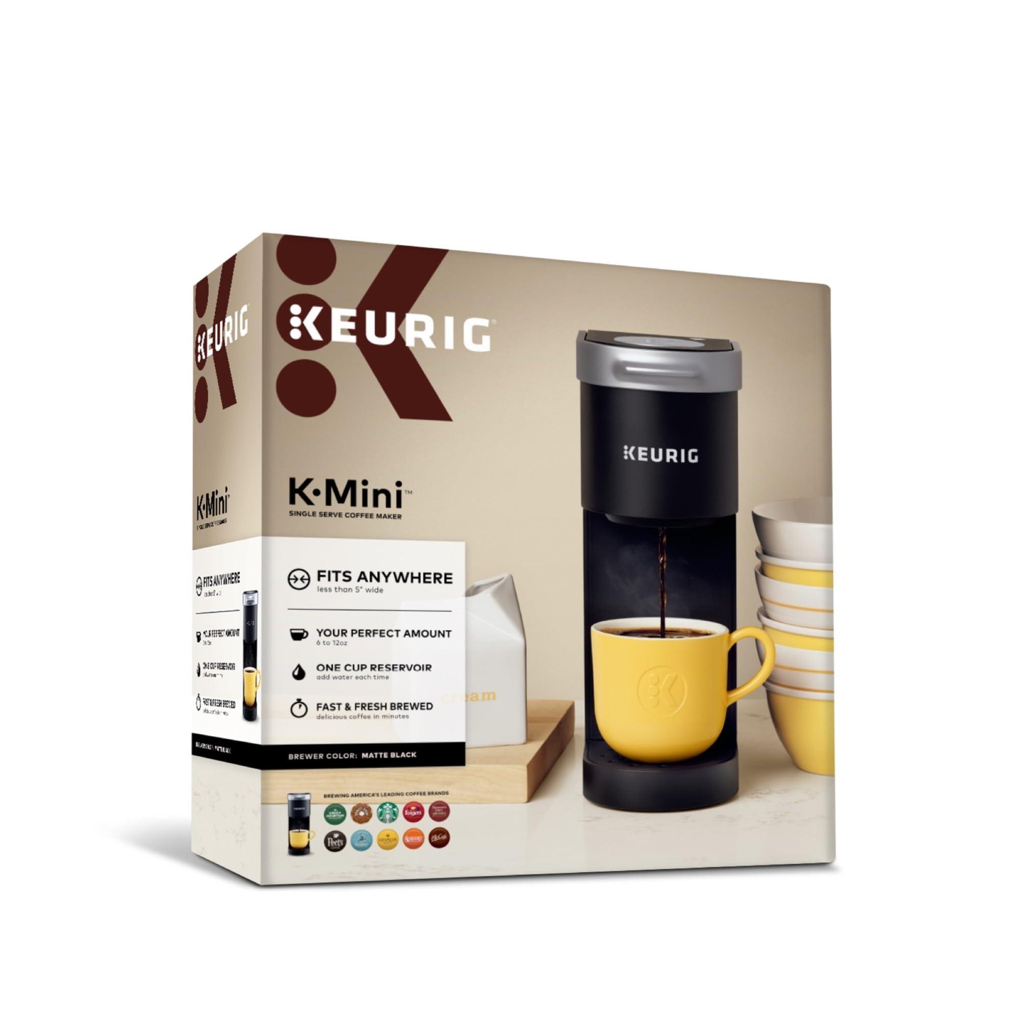 Keurig K-Mini Single Serve K-Cup Pod Coffee Maker, 6 to 12oz Brew size, with Cord Storage, Perfect for Small Spaces, Black - Image 12