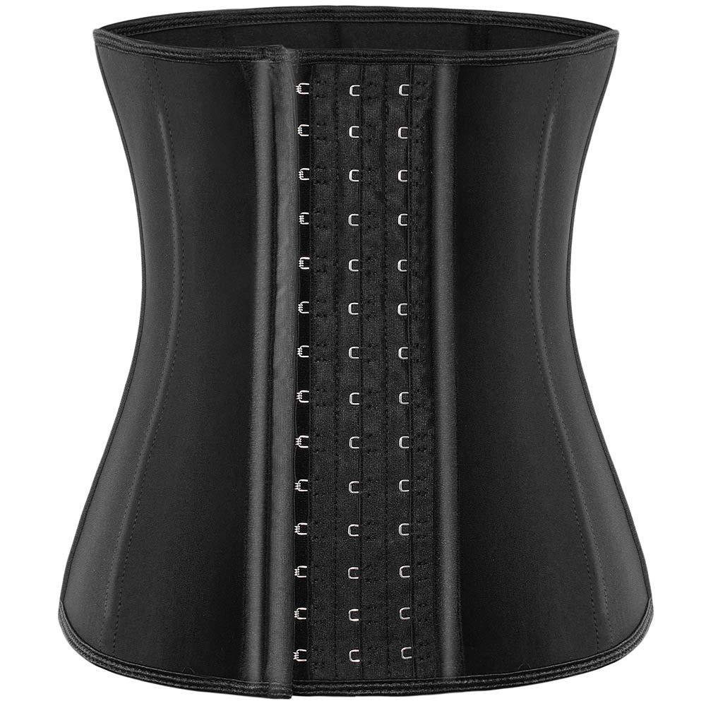 ECOWALSON Waist Trainer for Women Corset Cincher Body Shaper Girdle Trimmer with Steel Bones Extender - Image 2