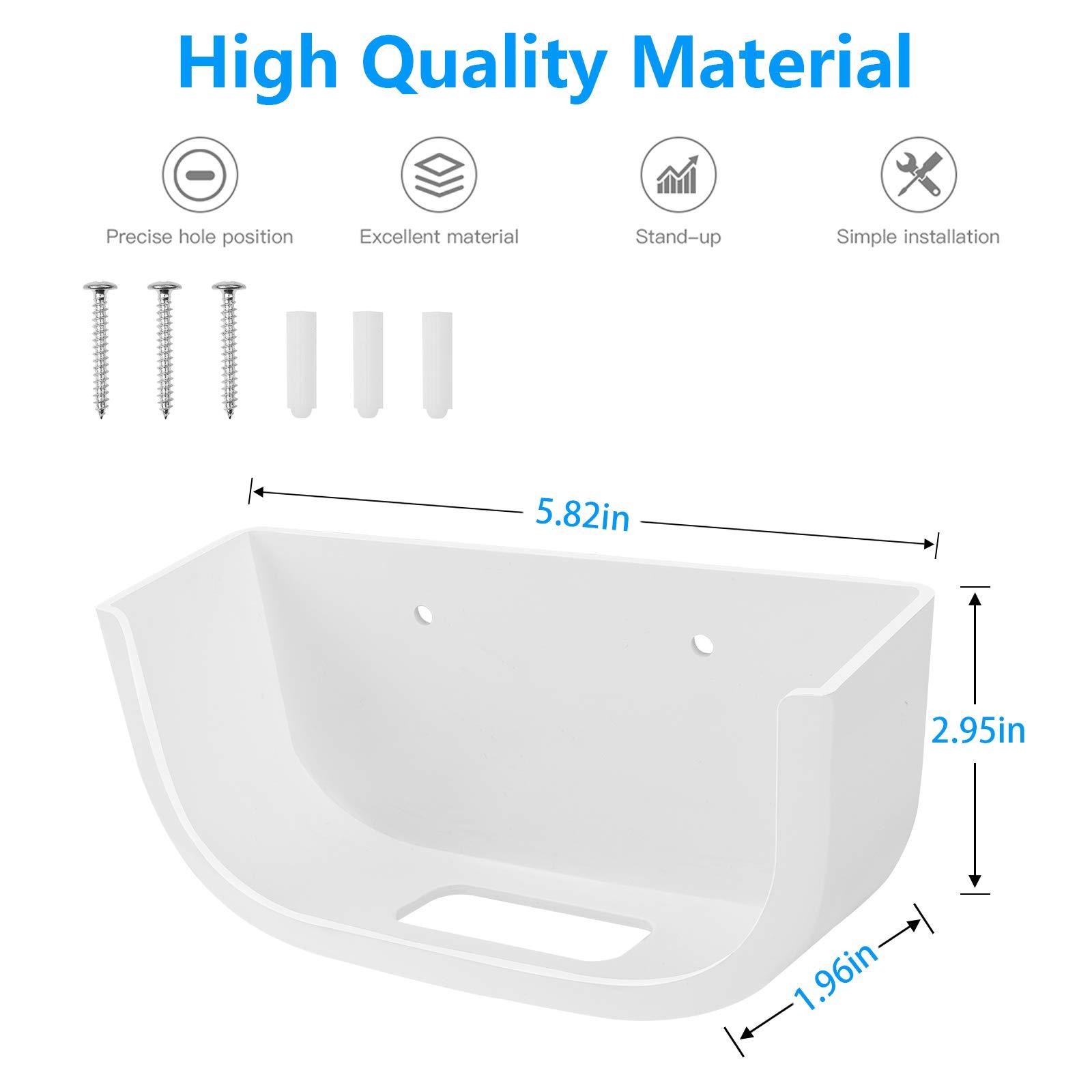 𝗛𝘂𝗮𝗳𝗹𝘆 2Pcs Screwless Wall Mount Bracket for Eero Pro 6 Wifi, VHB Stick On Holder, Strong Adhesive Holder, No Tools No Drilling No Hole - Image 3