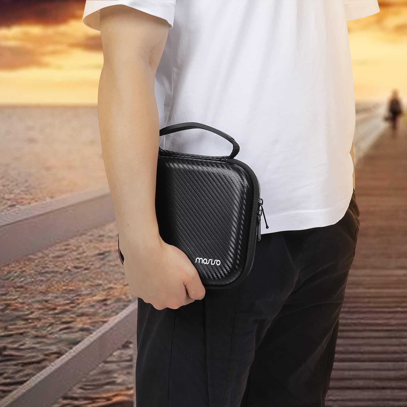 MOSISO Hard Travel Carrying Case Compatible with DJI OM 5 Smartphone Gimbal Stabilizer and Accessories, Portable Waterproof Protective Hard EVA Shell Sleeve Storage Bag with Velvet Interior, Black - Image 7