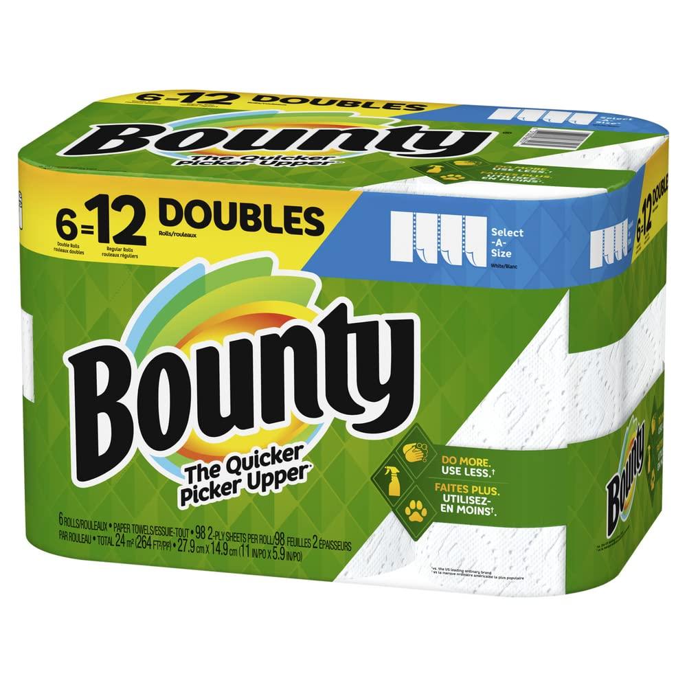 Bounty Select-A-Size Paper Towels, White, 6 Count - Image 9