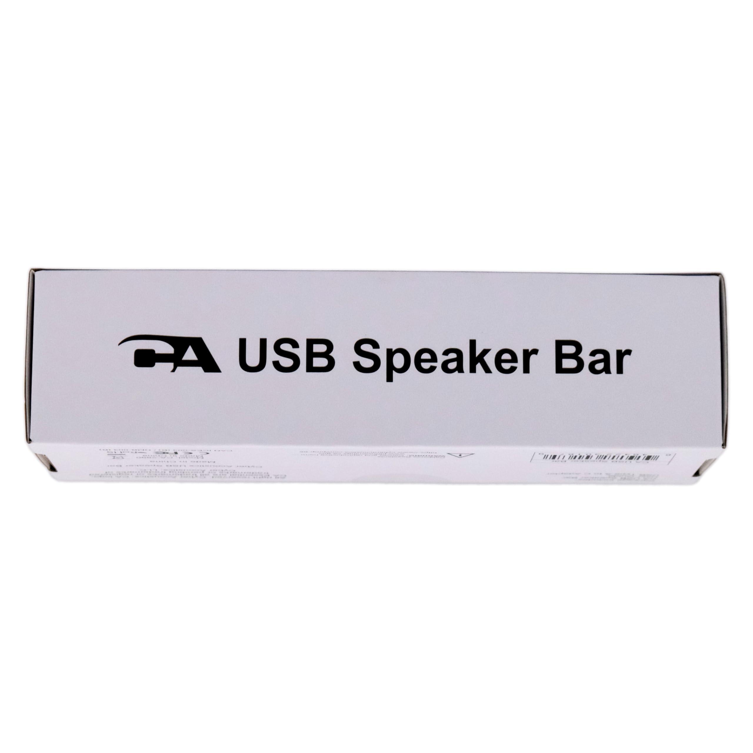 Cyber Acoustics USB Speaker Bar (CA-2890) – Stereo USB Powered Speaker, Easily Clamps to Monitor, Convenient Controls - Image 13