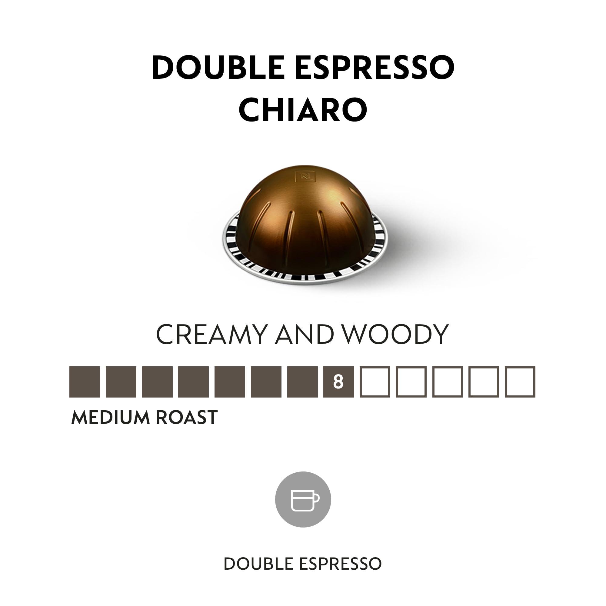 Nespresso Capsules Vertuo, Double Espresso Chiaro, Medium Roast Espresso Coffee, 30-Count Coffee Pods, Brews 2.7oz. - Image 2