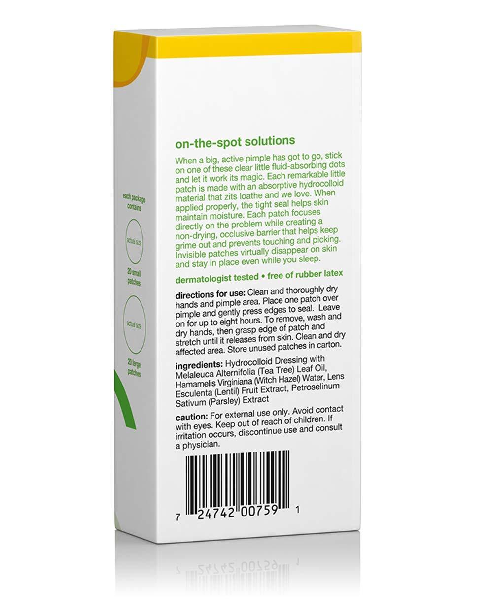 Alba Botanica Acnedote Pimple Patches for Face - Pimple, Spot Patches - Hydrocolloid Skincare Patches - 40 Count - Image 2