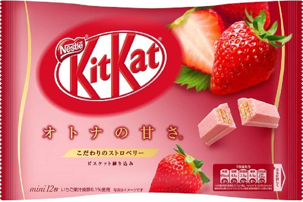 Kit kat chocolate strawberry 12 bars 1 bags Japan import - Image 1