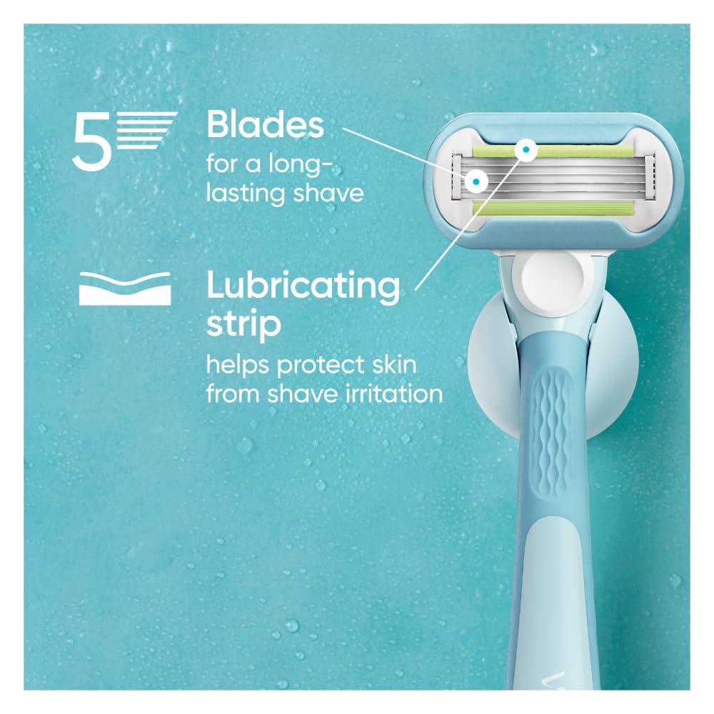 Gillette Venus Extra Smooth Womens Razor Blade Refills, 6 Count, Designed for a Close, Smooth Shave - Image 3