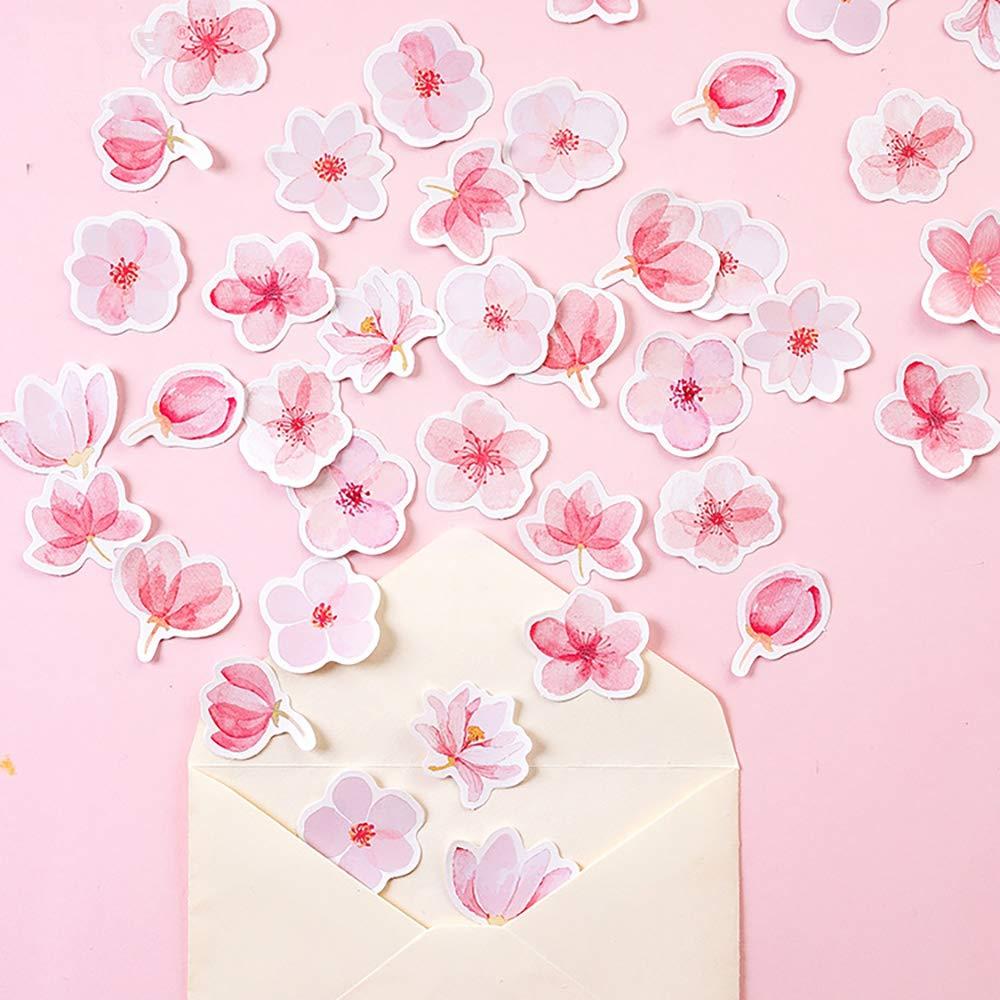 45PCS Small Scrapbooks Laptop Stickers, Doraking Boxed Flowers Monogatari Stickers for Laptop, Scrapbooking, Suitcase, Wallet - Image 3