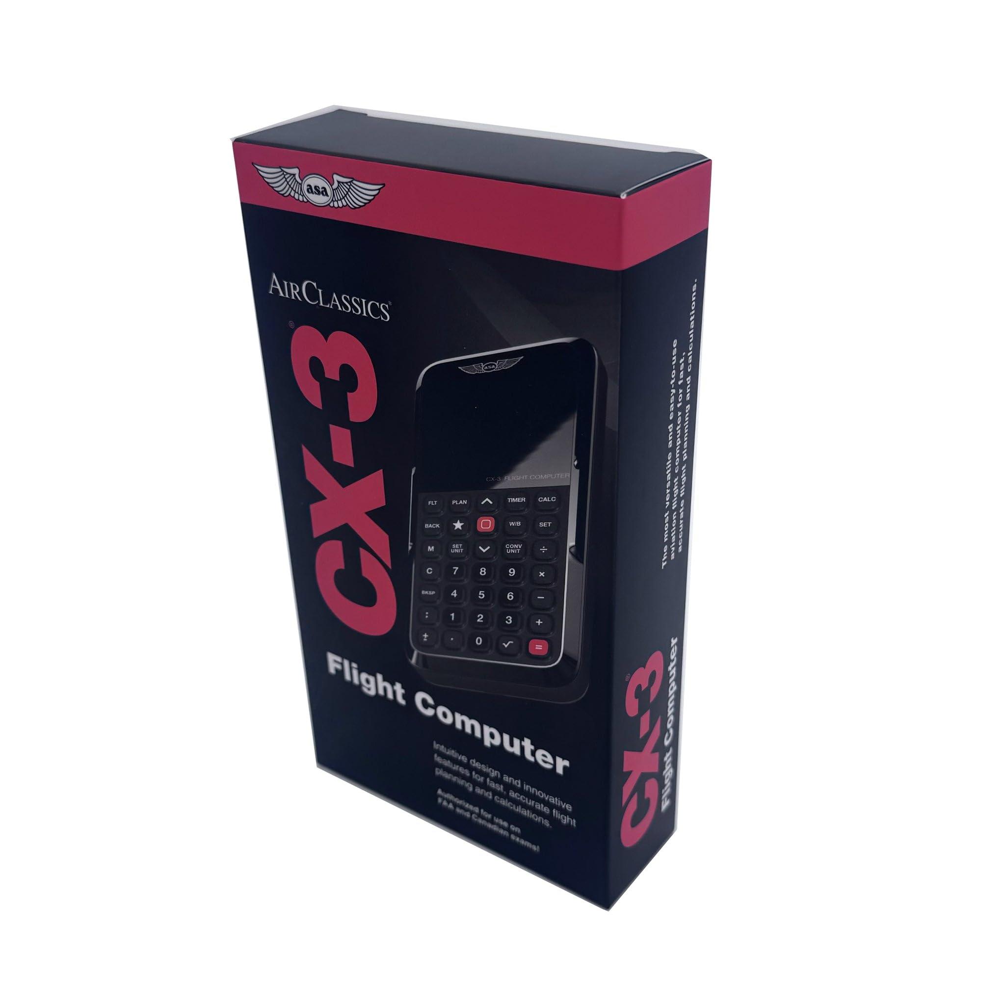 ASA CX-3 Flight Computer – Advanced Electronic E6B for Accurate Flight Planning and FAA Exam Preparation - Image 2