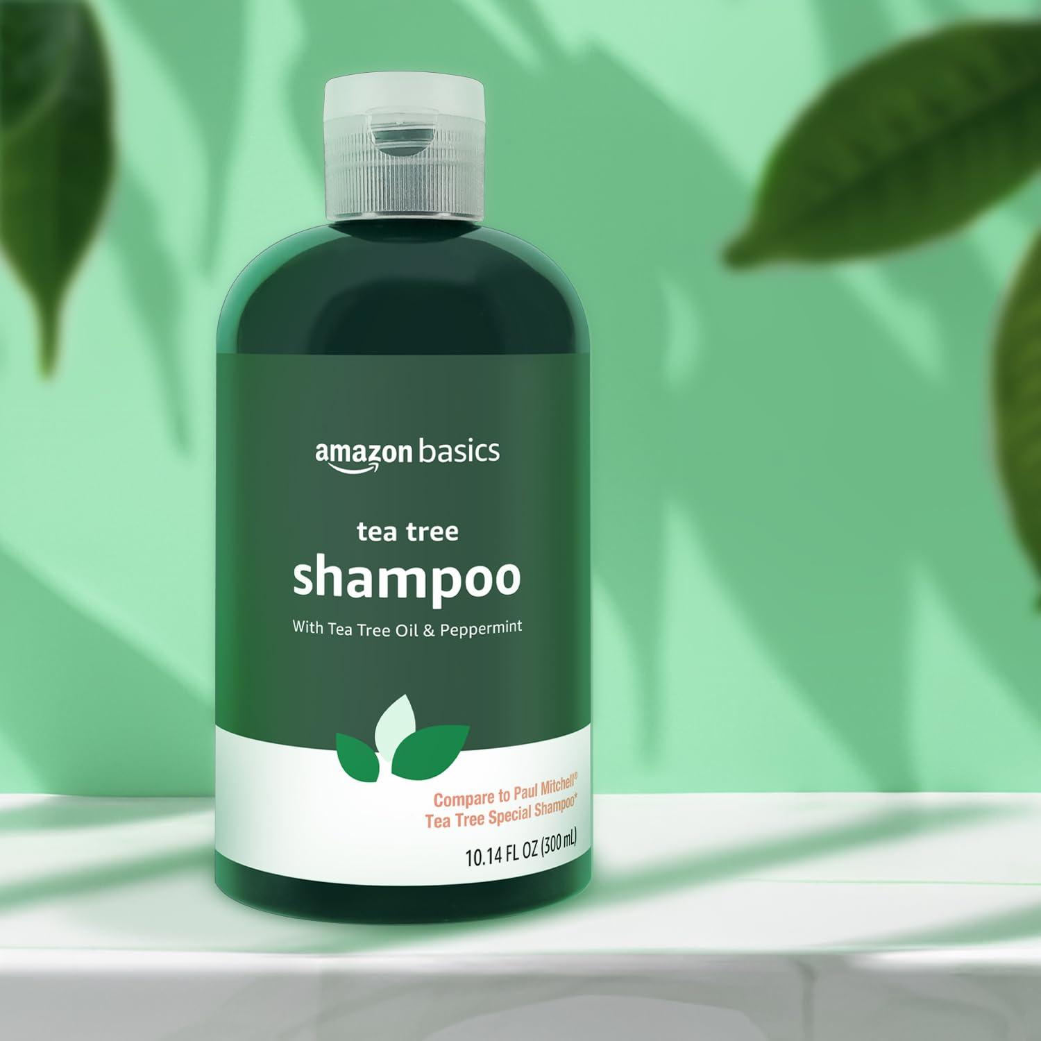 Amazon Basics Tea Tree Shampoo, 10.14 Fl Oz, Pack of 1 - Image 6