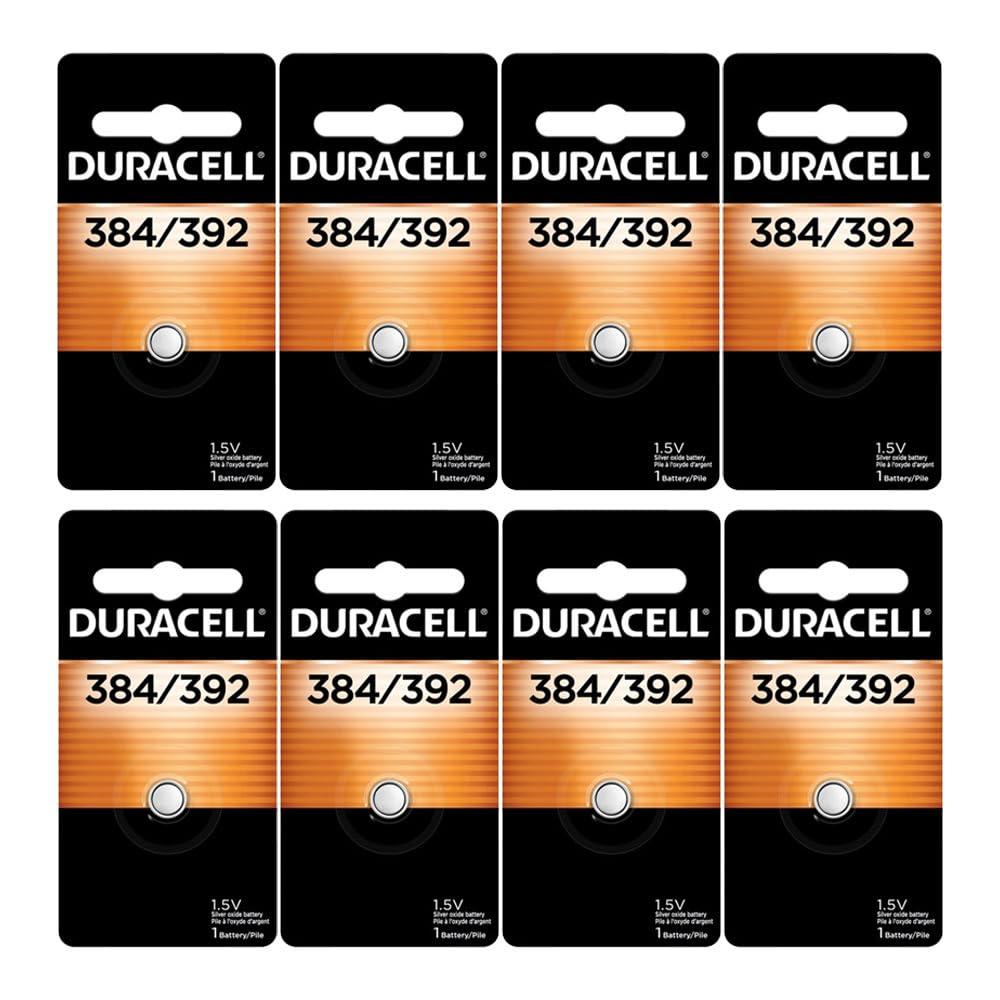 Duracell 384/392 - 2 pack - 4 packs - 8 total batteries