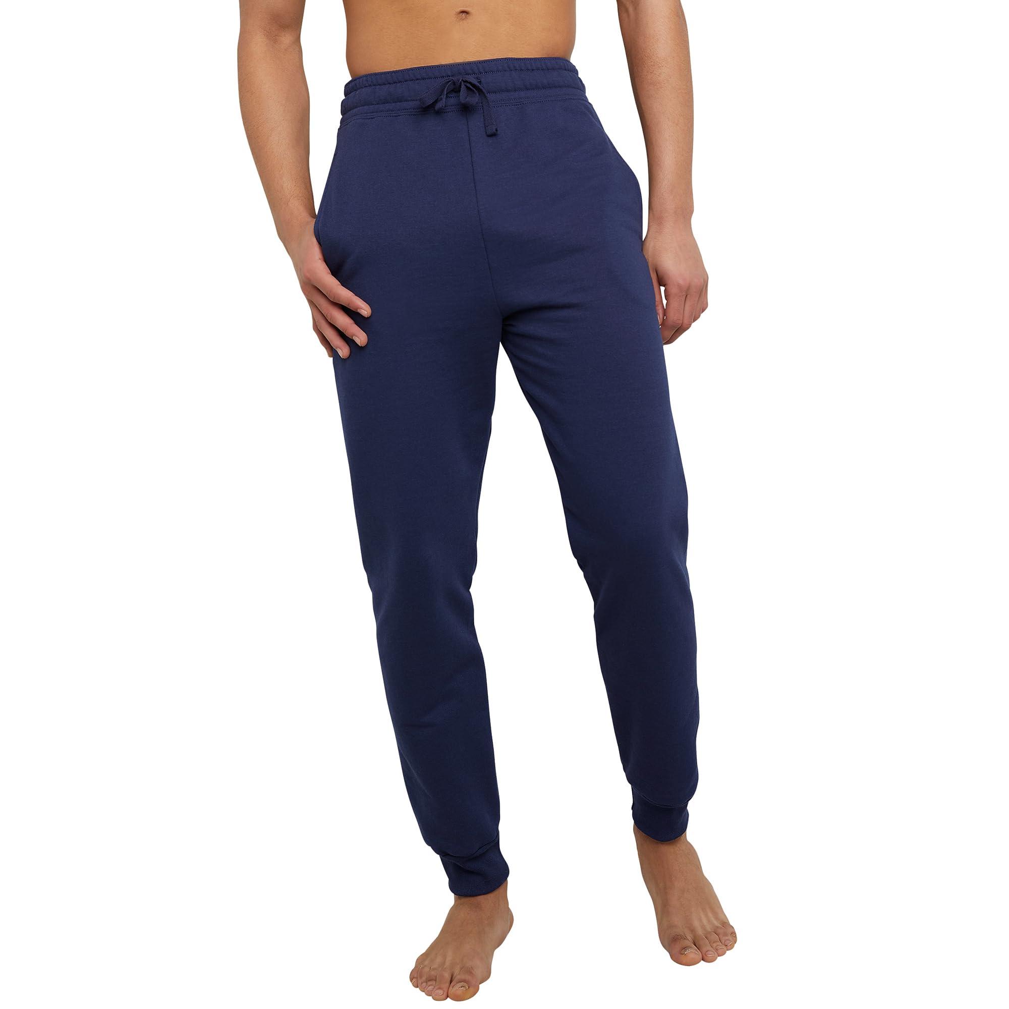 Hanes EcoSmart Jogger Sweatpants, Men's Midweight Fleece Lounge Pants, 30.5"