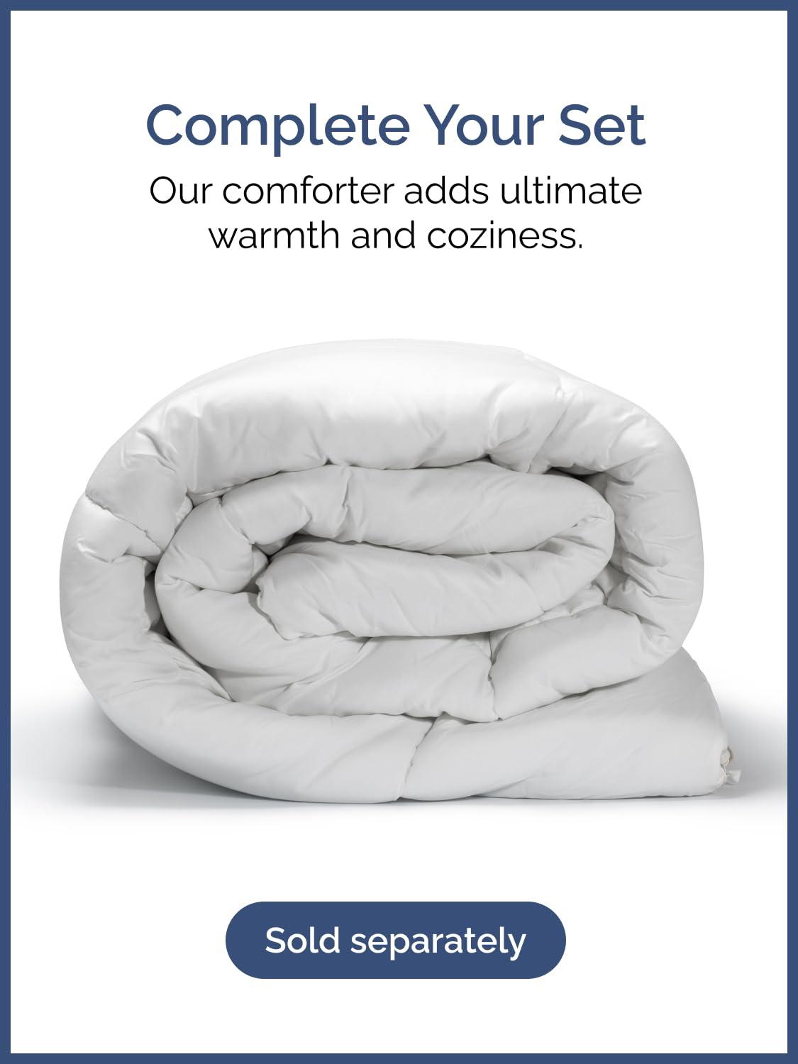 Extra Deep Pocket Queen Sheets - 4 Piece Breathable & Cooling Bed Sheets - Hotel Luxury Bed Sheet Set - Soft, Wrinkle Free & Comfy - Easily Fits Extra Deep Mattresses - Deep Pocket White Sheets Set - Image 8