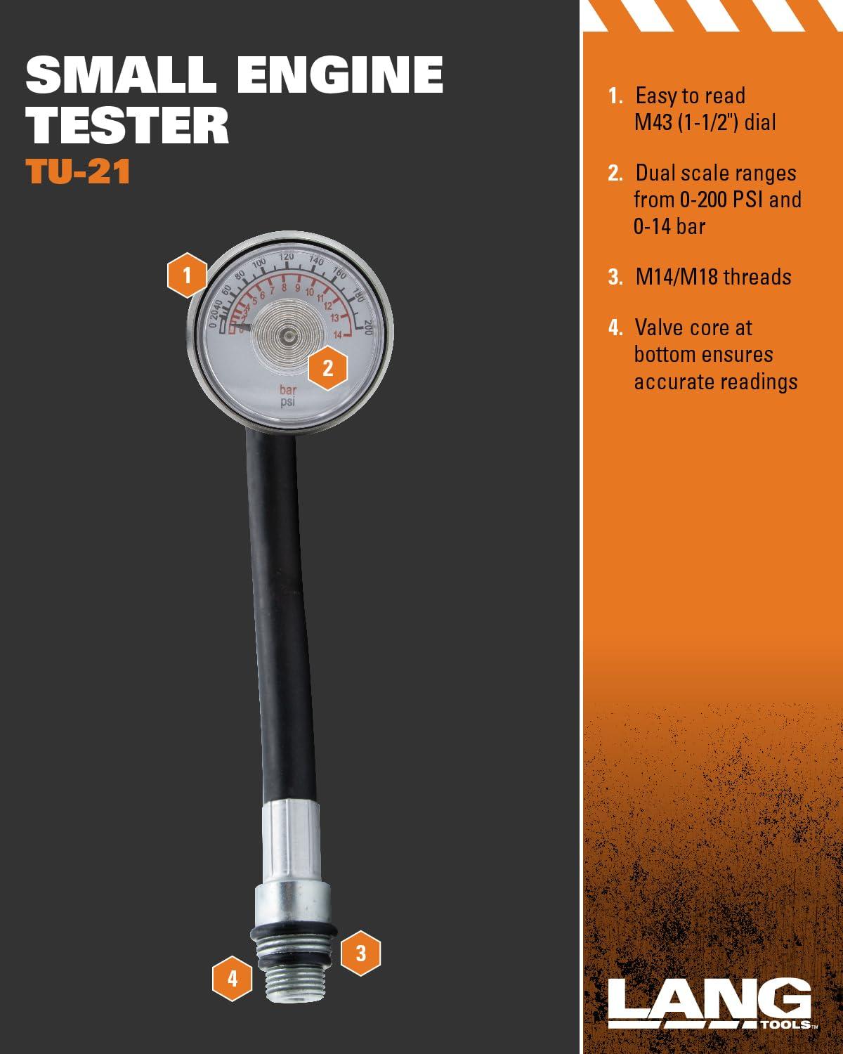 Lang Tools TU-30A Compression Tester Set - Image 4