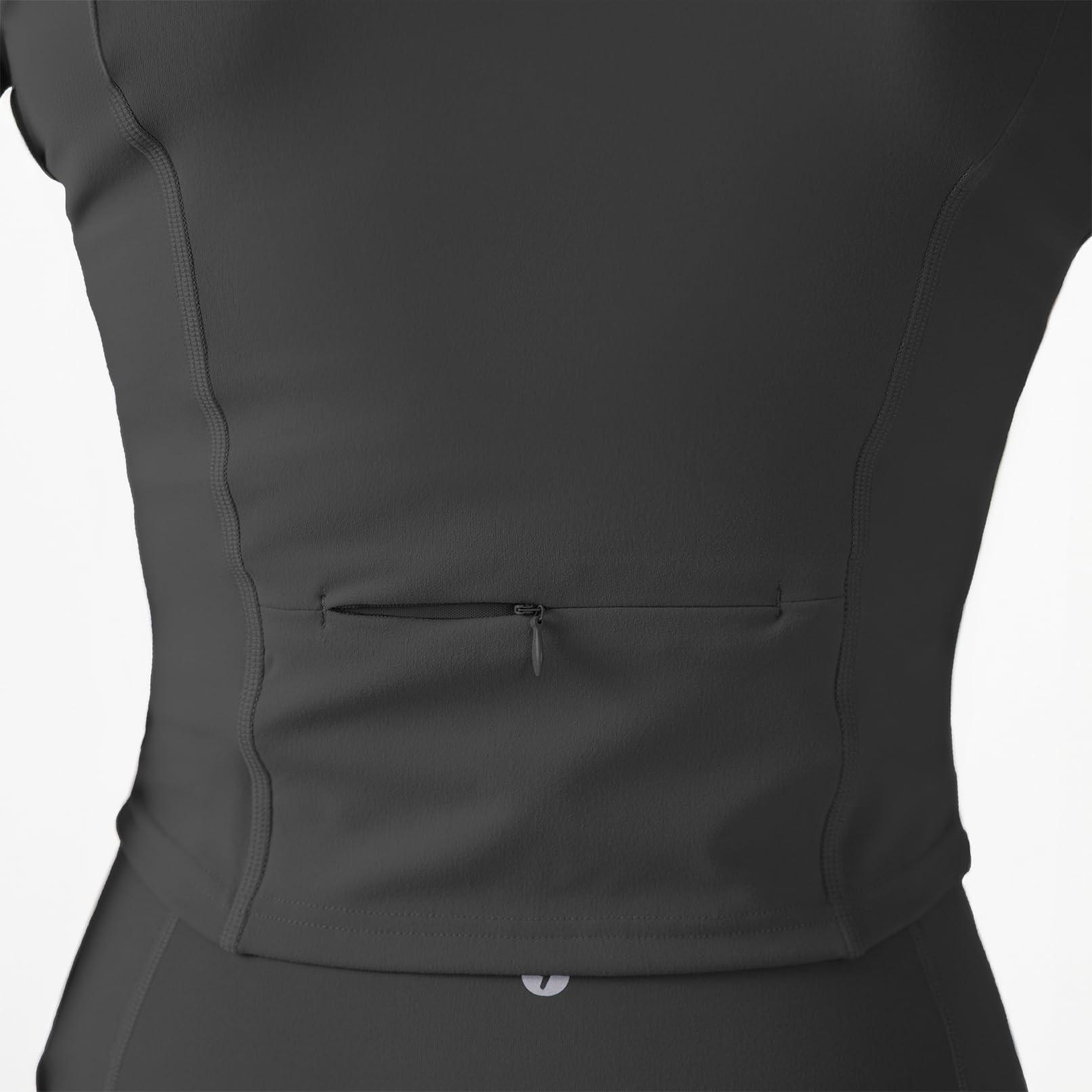 YITTY Active Women's UltraLuxe Cropped Full Zip Jacket, Athleisure, 4-Way-Stretch, Thumbholes - Image 5
