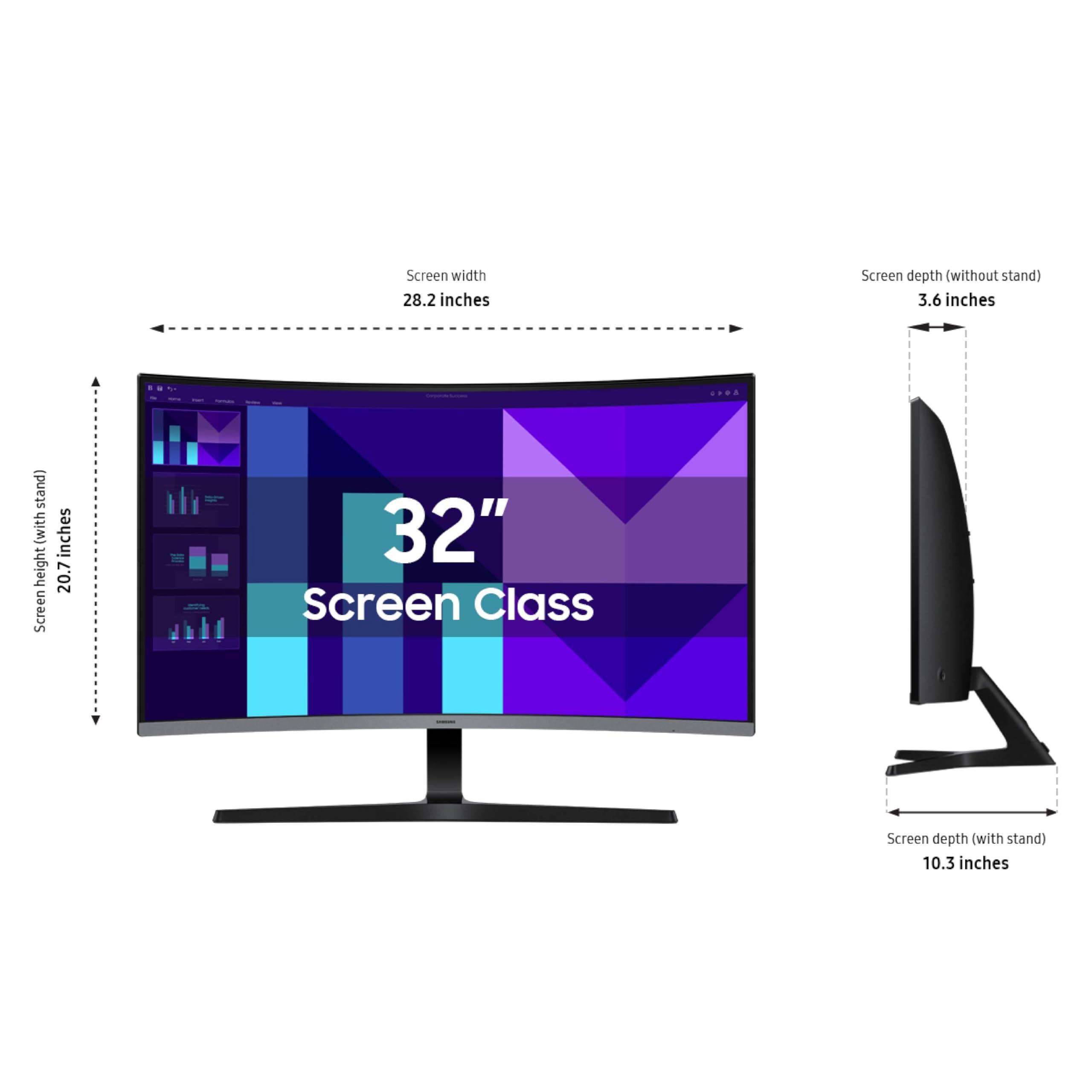 SAMSUNG 32-inch S3 (S39GD) FHD 100Hz Curved Monitor, Game Mode, Eye Saver Mode, Multiple Connectivity with HDMI Port, LS32D396GANXZA, 2025 - Image 4