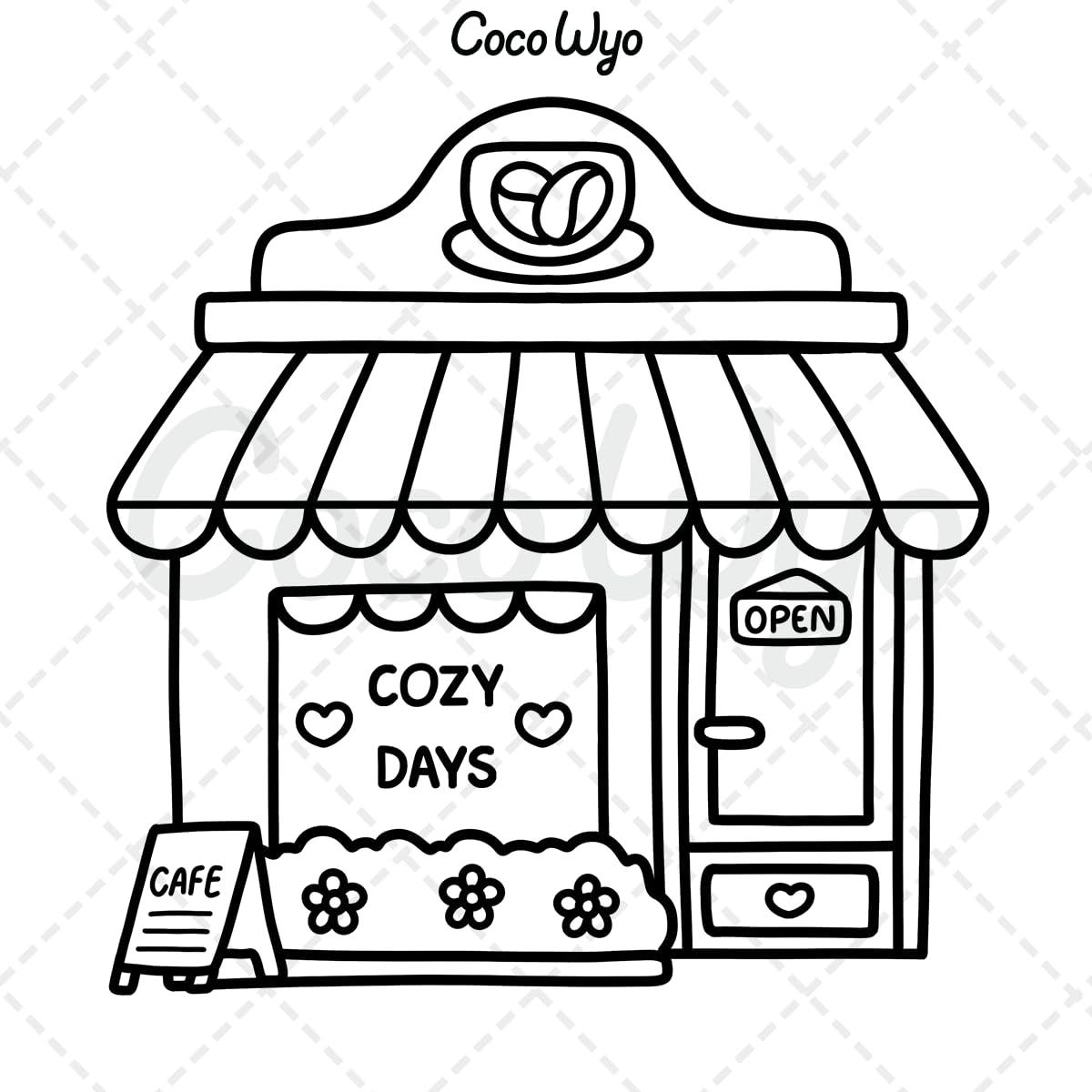 Stress Relief: Coloring Book for Adults and Kids, Bold and Easy, Simple and Big Designs for Relaxation Featuring Animals, Landscape, Flowers, Patterns, Cute Things And Many More (Bold & Easy Coloring) - Image 3