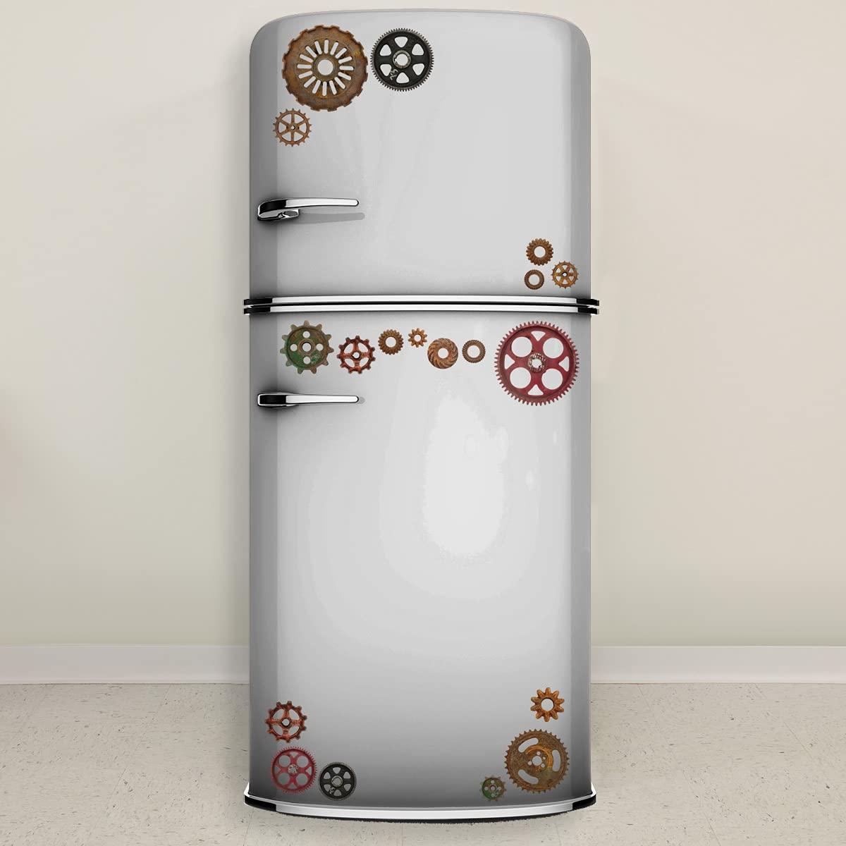 Retro Planet.com - Gears Hardware Vinyl Sticker Set, Steampunk Industrial Cogs Peel and Stick Decals, Laptop, Car, Locker, Notebooks, Planners, Water Bottles (Set of 19, from 1.25” to 5.5”) - Image 5