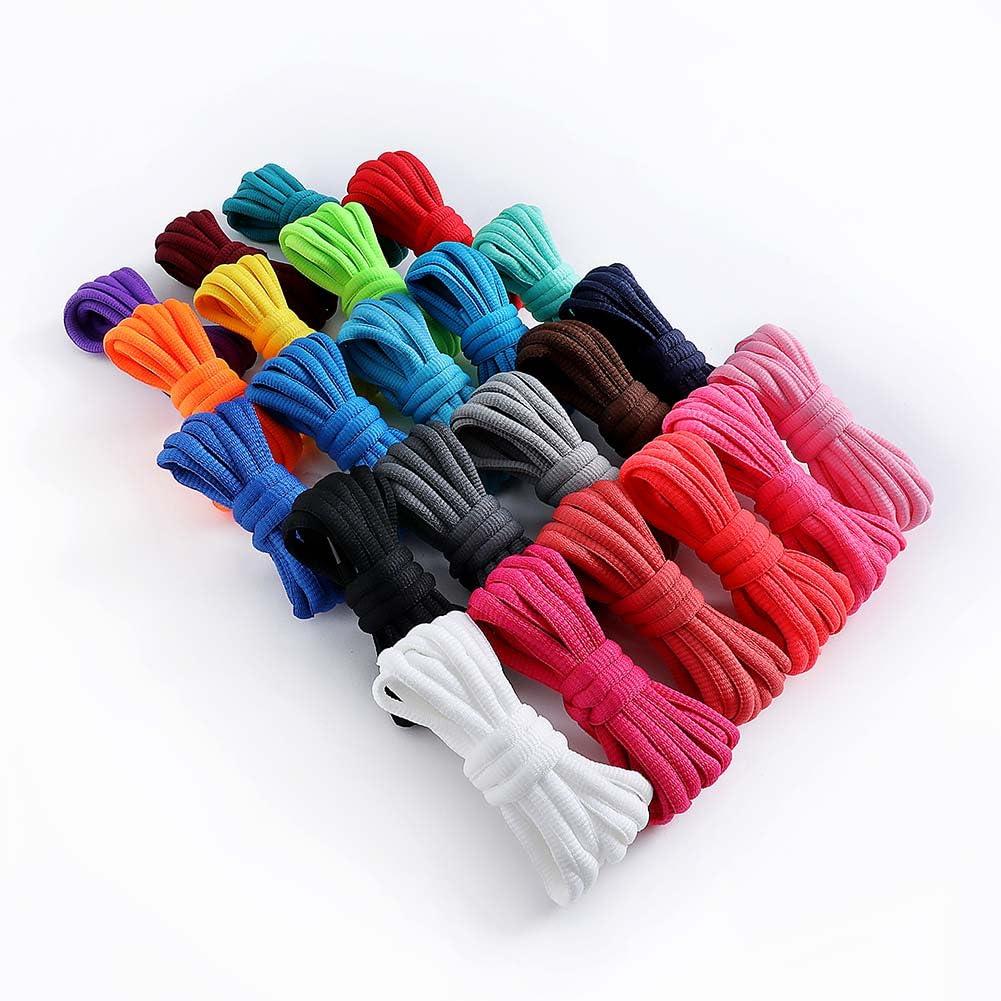 VSUDO Oval Shoe Laces for Sneakers, Basketball Shoelaces, Running Sport Shoestrings or Athletic Shoe Strings - Image 6