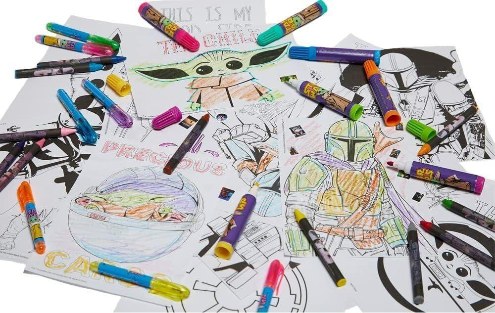 Baby Yoda Activity Set - 500+ Pc Baby Yoda Arts and Crafts Bundle Includes Mandalorian Activity Set with Activity Sheets, Coloring Pages, Stickers, Tattoos, More | Star Wars Activity Set for Kids - Image 2