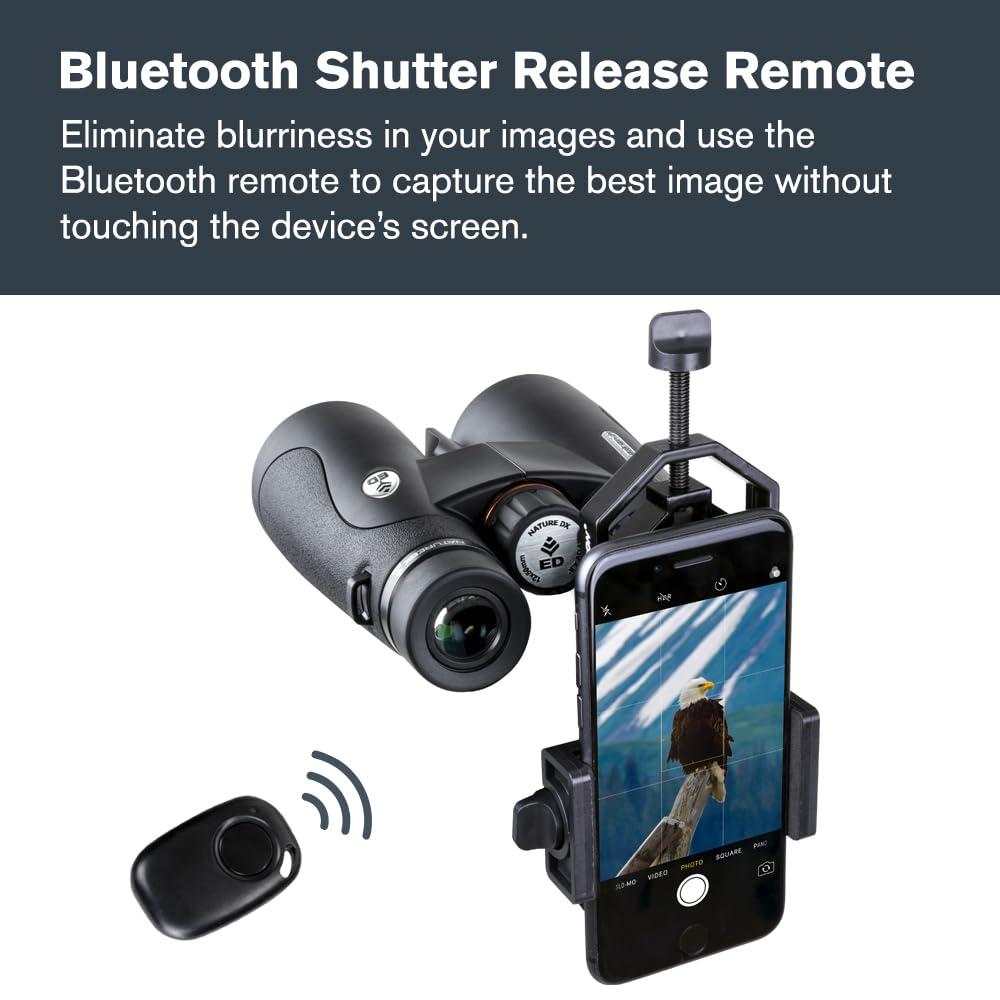 Celestron – Smartphone Adapter and Bluetooth Remote for Telescope, Binoculars & Spotting Scopes – Capture Images & Video Through Your Optics – Simple, Durable, Metal Body - Compact and Travel-friendly - Image 5