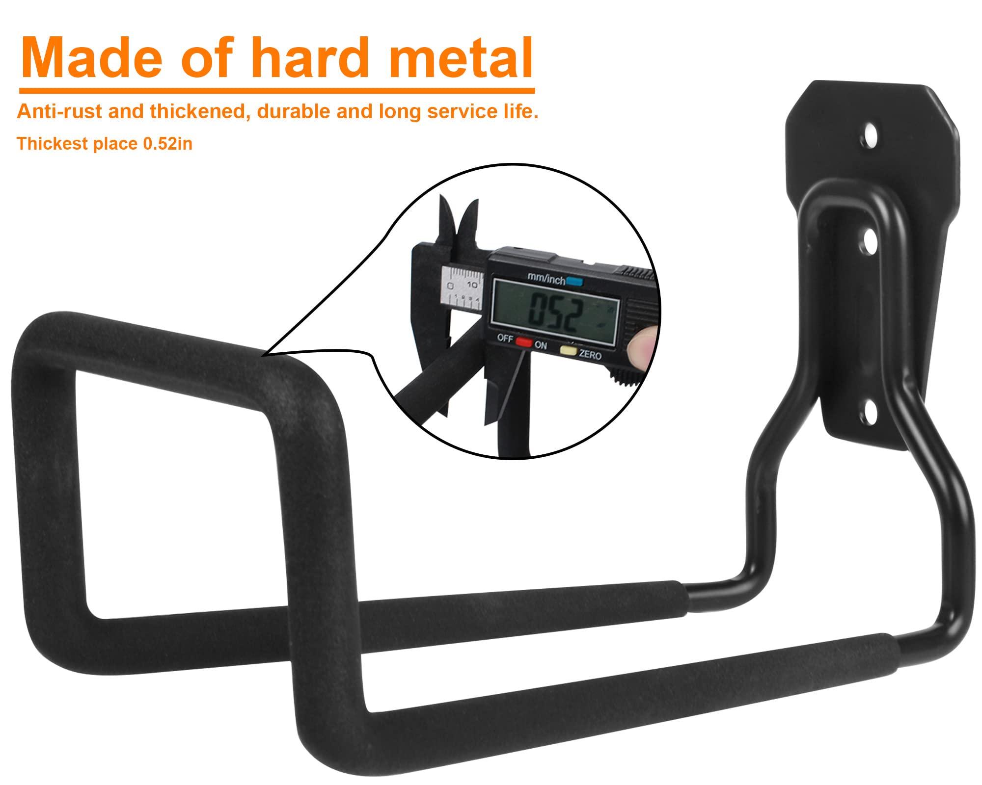 PeoMev Metal Garden Hose Holder - Heavy Duty Hose Hanger Wall Mounted Water Hose Holder for Outside Yard, Sturdy Hose Reel Hose Hooks for Water Hose - Image 5