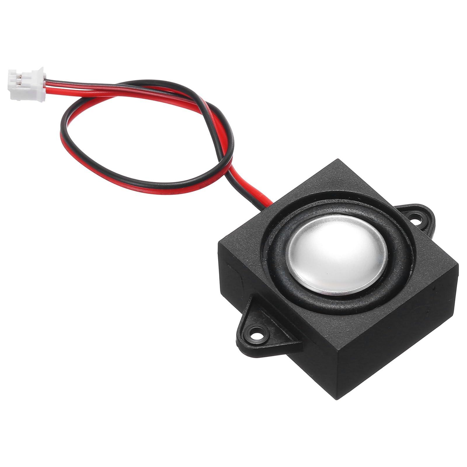 uxcell 3W 8 Mini Speaker, JST-PH2.0 Interface, 44x31x15mm, 100mm Wire, Stereo, Indoor, 1 Count