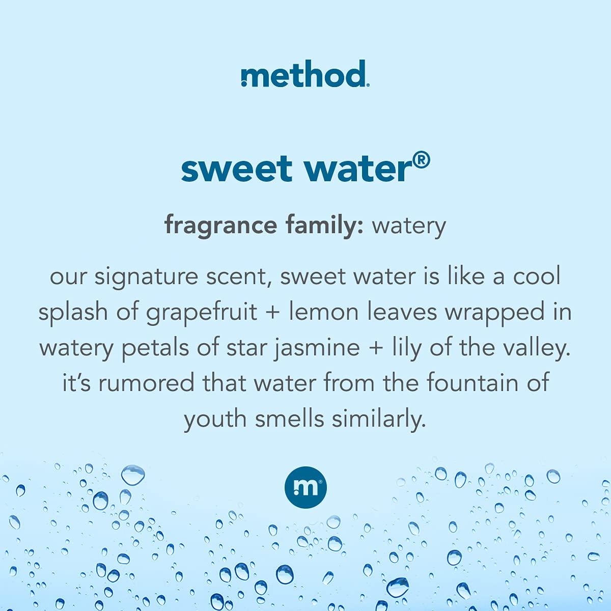 Method Foaming Hand Soap, Sweet Water, Paraben and Phthalate Free, Biodegradable Formula, 10 fl oz (Pack of 3) - Image 3