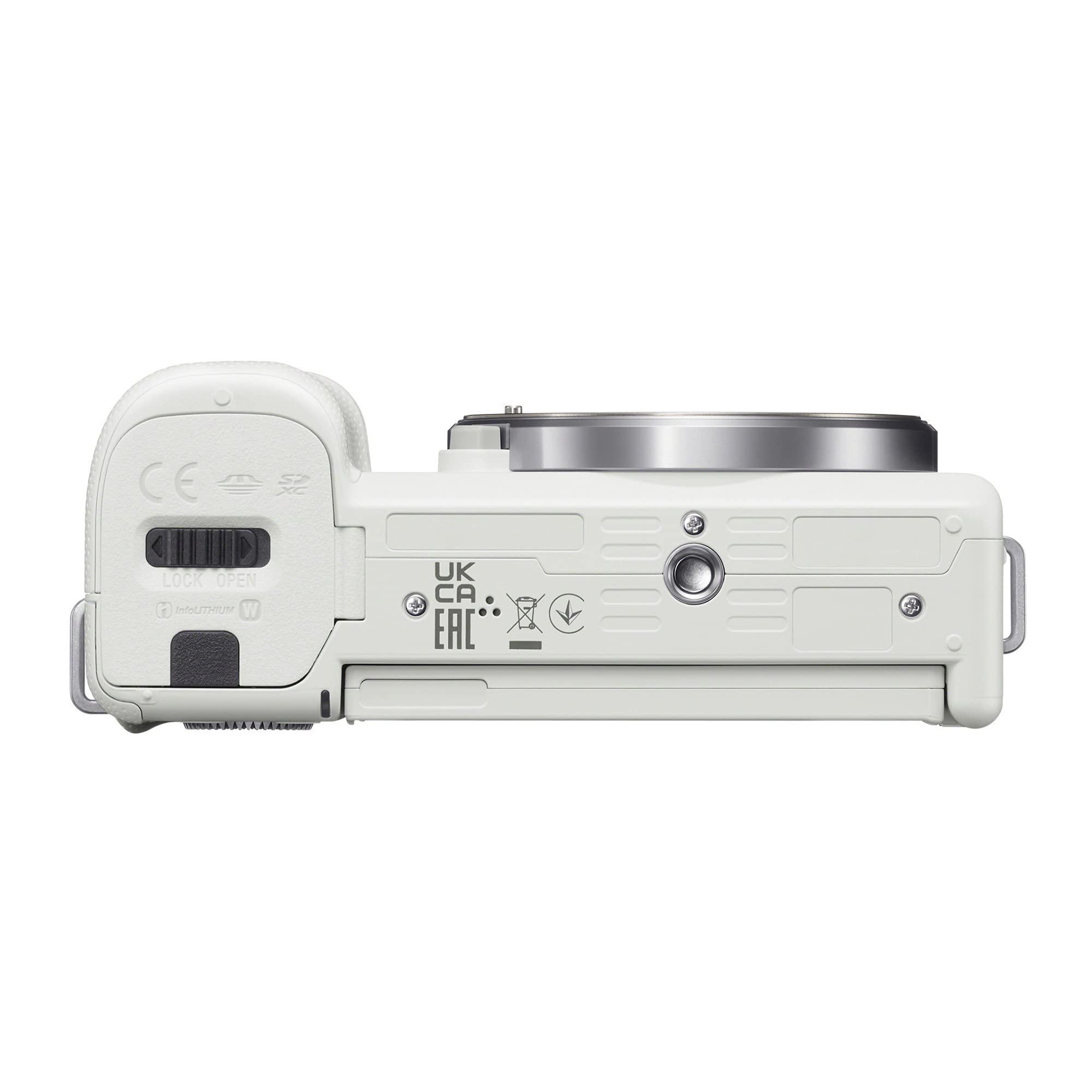 Sony Alpha ZV-E10 - APS-C Interchangeable Lens Mirrorless Vlog Camera - White - Image 9