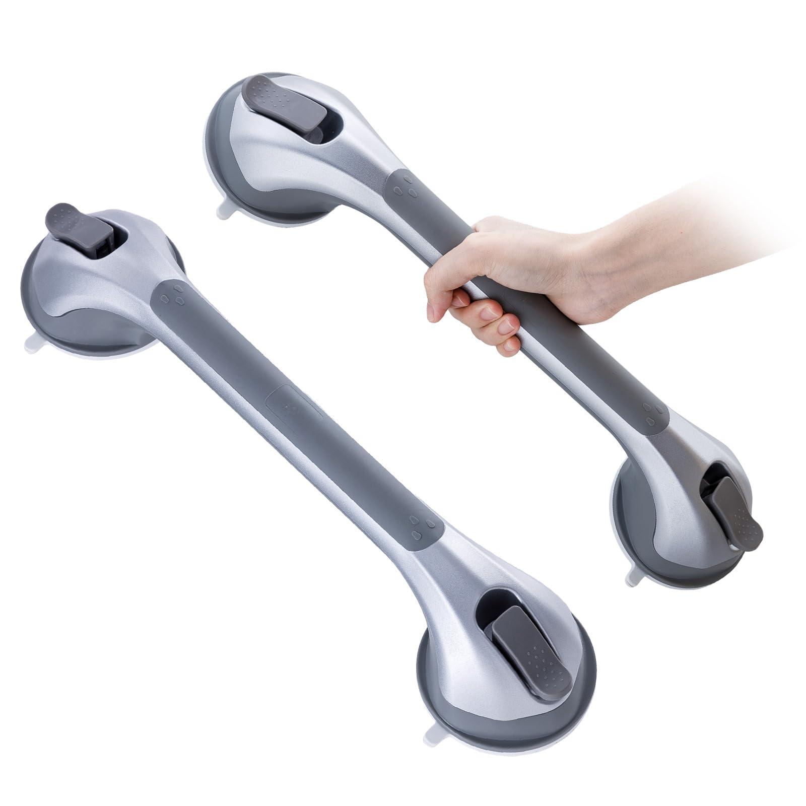 TAILI Shower Grab Bar 2 Pack Silver & 1 Pack Grey - Image 3