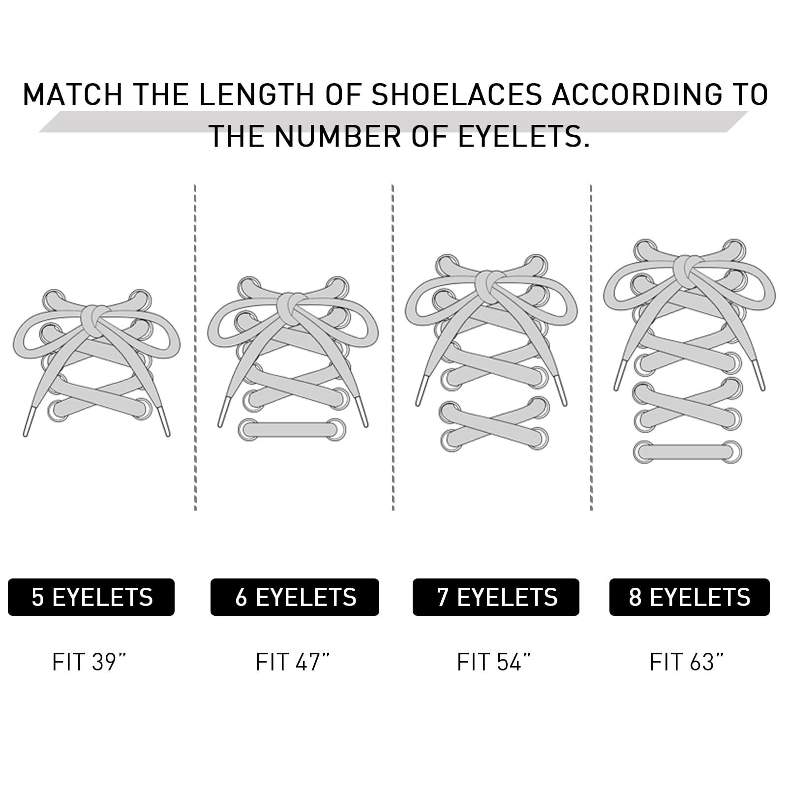 UamGlsob 1/4" Flat Running Shoe Laces for Nike Pegasus Sneakers, 6mm Durable Thin Running Shoelaces Replacement Strings - Image 6