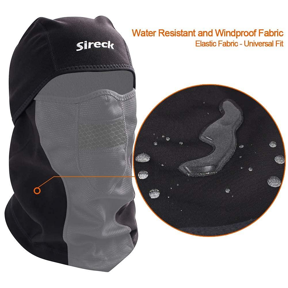Sireck Cold Weather Balaclava Ski Mask, Water Resistant and Windproof Fleece Thermal Face Mask, Cycling Motorcycle Neck Warmer Hood Winter Gear for Men Women - Image 7