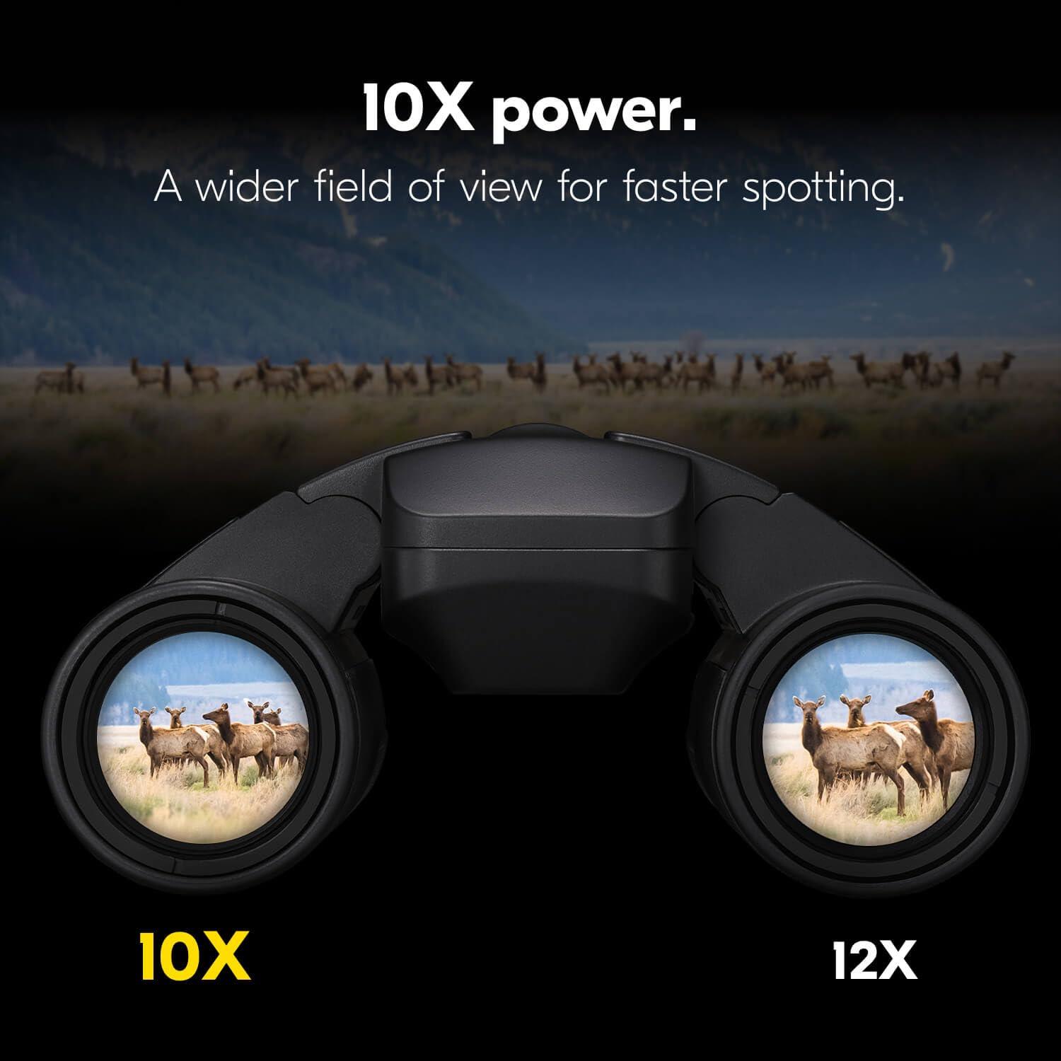 Nikon STABILIZED 10x25 Binocular | Optical Image Stabilization Delivers a Clear, Blur-Free View and Reduces Eye Strain with 10x Magnification - Image 7