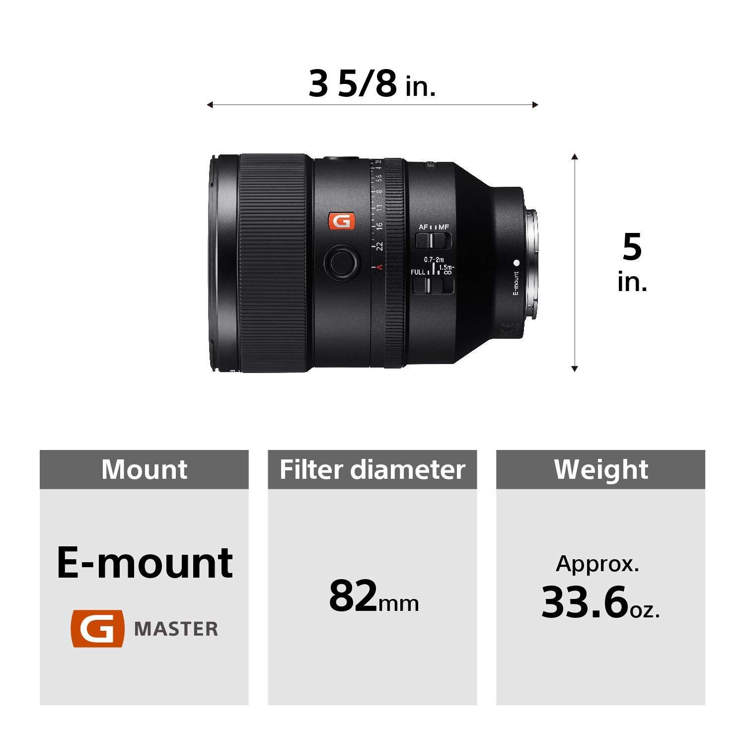 Sony FE 135mm F1.8 G Master Telephoto Prime Lens for Sony E-Mount - Image 3