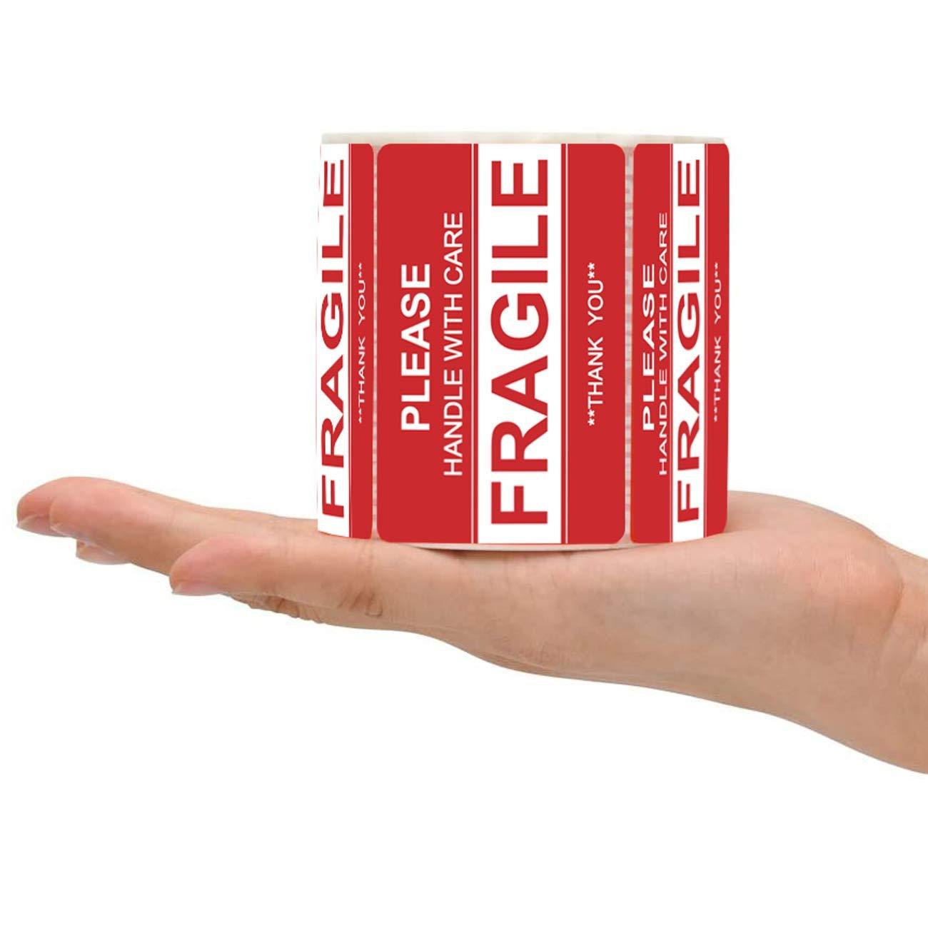 Anylabel 2" x 3" Fragile Stickers for Shipping and Moving Please Handle with Care Fragile Thank You Do Not Drop, Warning Stickers Fragile Labels, Permanent Adhesive(500 Labels, 1 Roll) - Image 5