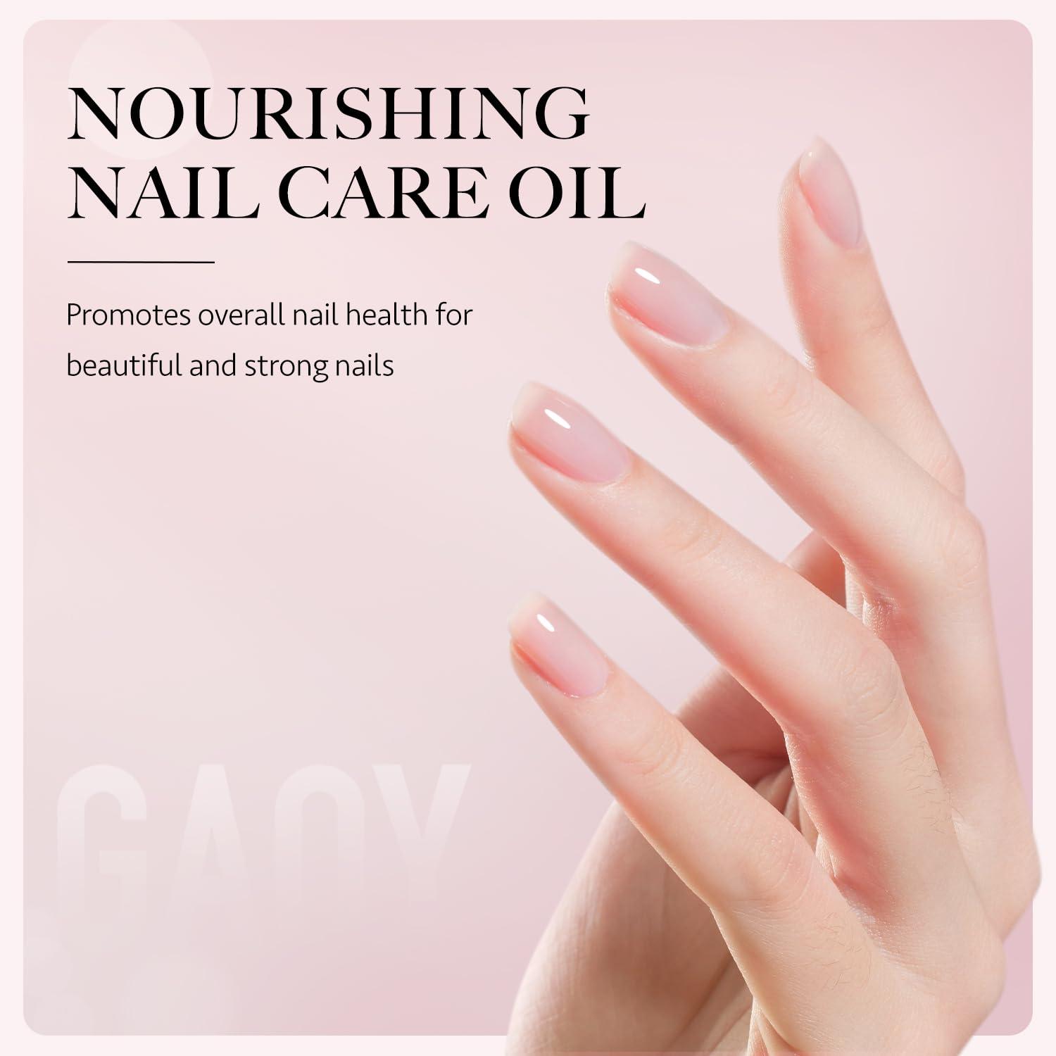 GAOY Cuticle Oil Pen Set, 6Pcs Manicure & Pedicure Accessories with Vitamin E for Nourished and Revitalized Nails, Professional Nail Growth Treatment & Repair Kit - Image 2