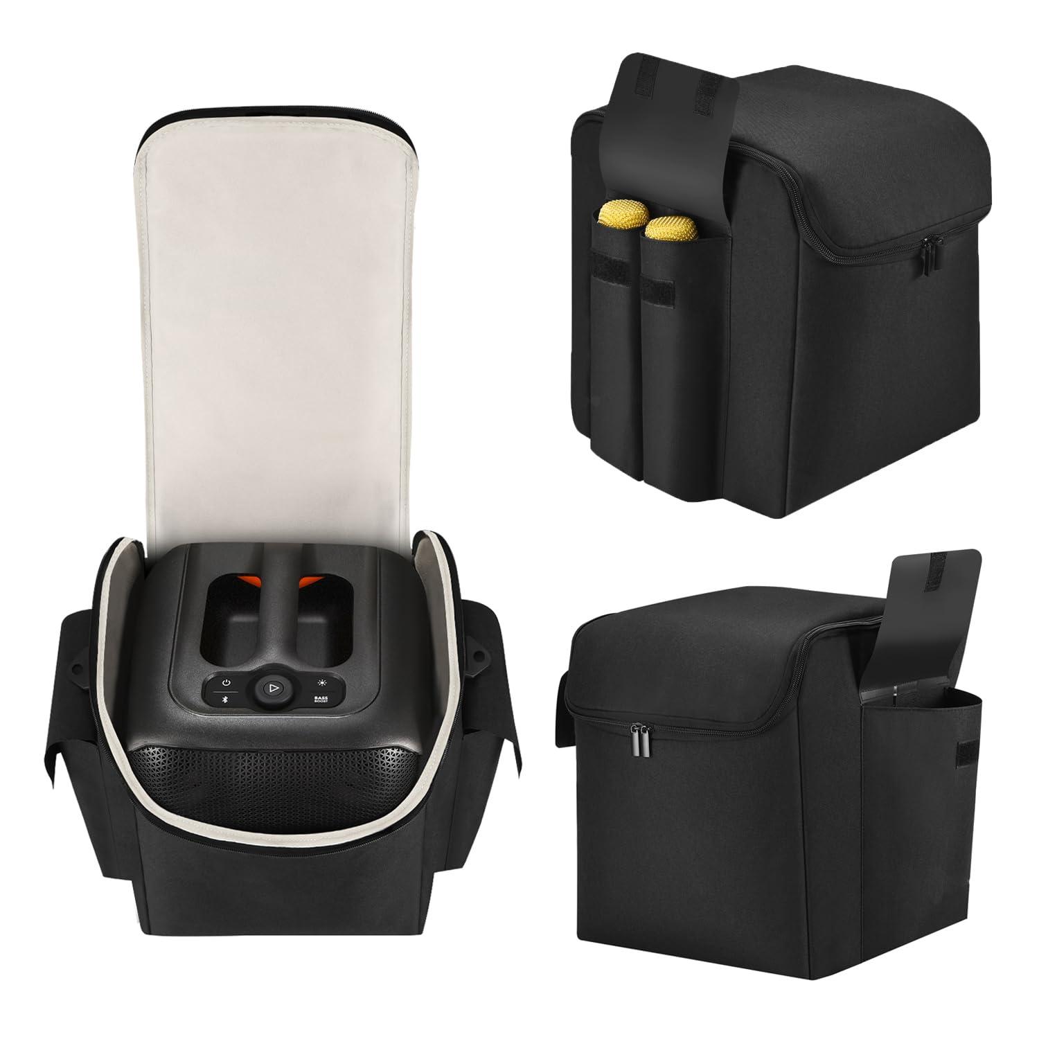 SXDCWFR PartyBox Encore Essential Storage case bag for JBL PartyBox Encore Essential speaker, portable multi-functional pocket for outdoor activities travel
