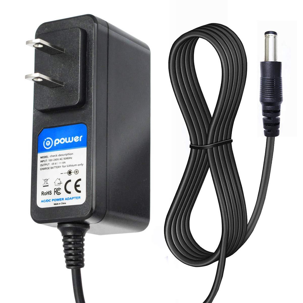 T POWER 18V Charger for Redkey Model M1 M1-Lite M121B M1218 14.4V 2200mAh 14.4VDC Lithium Li-ion Battery 60W Cordless Electric Spin Mop Floor Cleaner Class 2 Power Supply Cord Ac Dc Adapter