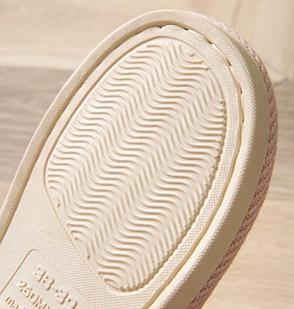 AioTio Linen Slippers - Indoor Summer Silent Slippers For Women And Men - Image 4