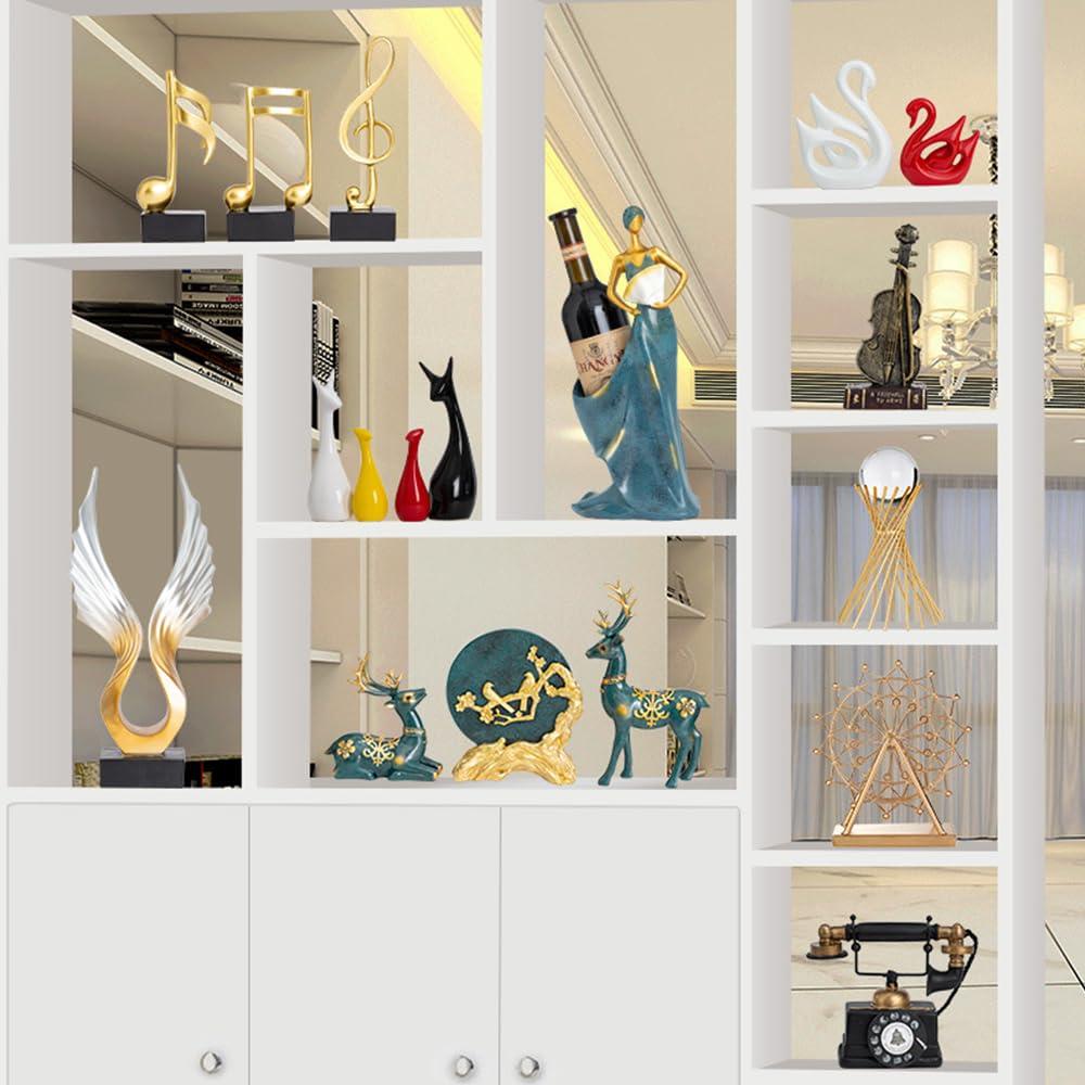 7 inch Creative Retro Telephones European Resin Rotary Dialing Telephone Decoration Cafe Bar Window Decorative Home Decoration Props (L: 7 1/4 inch X W: 3 1/8 inch X H: 6 1/4 inch) - Image 3