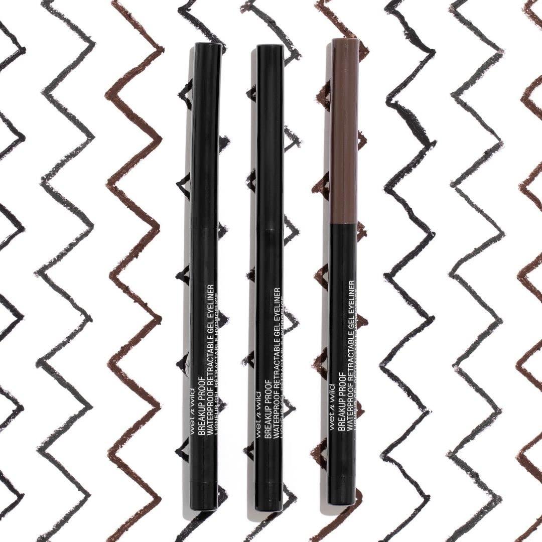 wet n wild Mega Last Breakup Proof Retractable Eyeliner - Waterproof 16-Hour Long-Lasting Wear, Cruelty-Free & Vegan - Blackest Black - Image 13