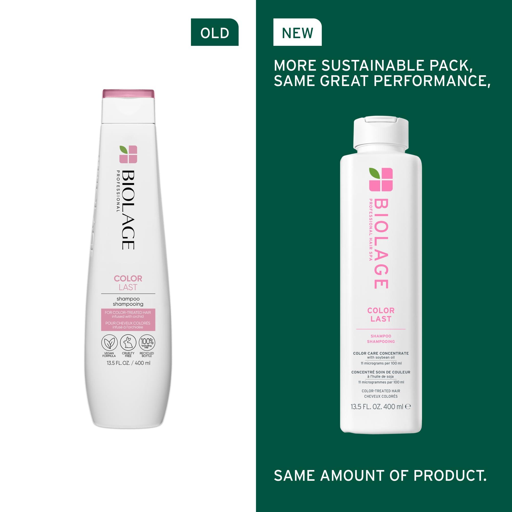Biolage Color Last Shampoo - For Color-Treated Hair, Nourishes, Strengthens, Hydrates, Soybean Oil & Stearic Acid, Paraben & Mineral Oil-Free, Vegan, Packaging May Vary - Image 2