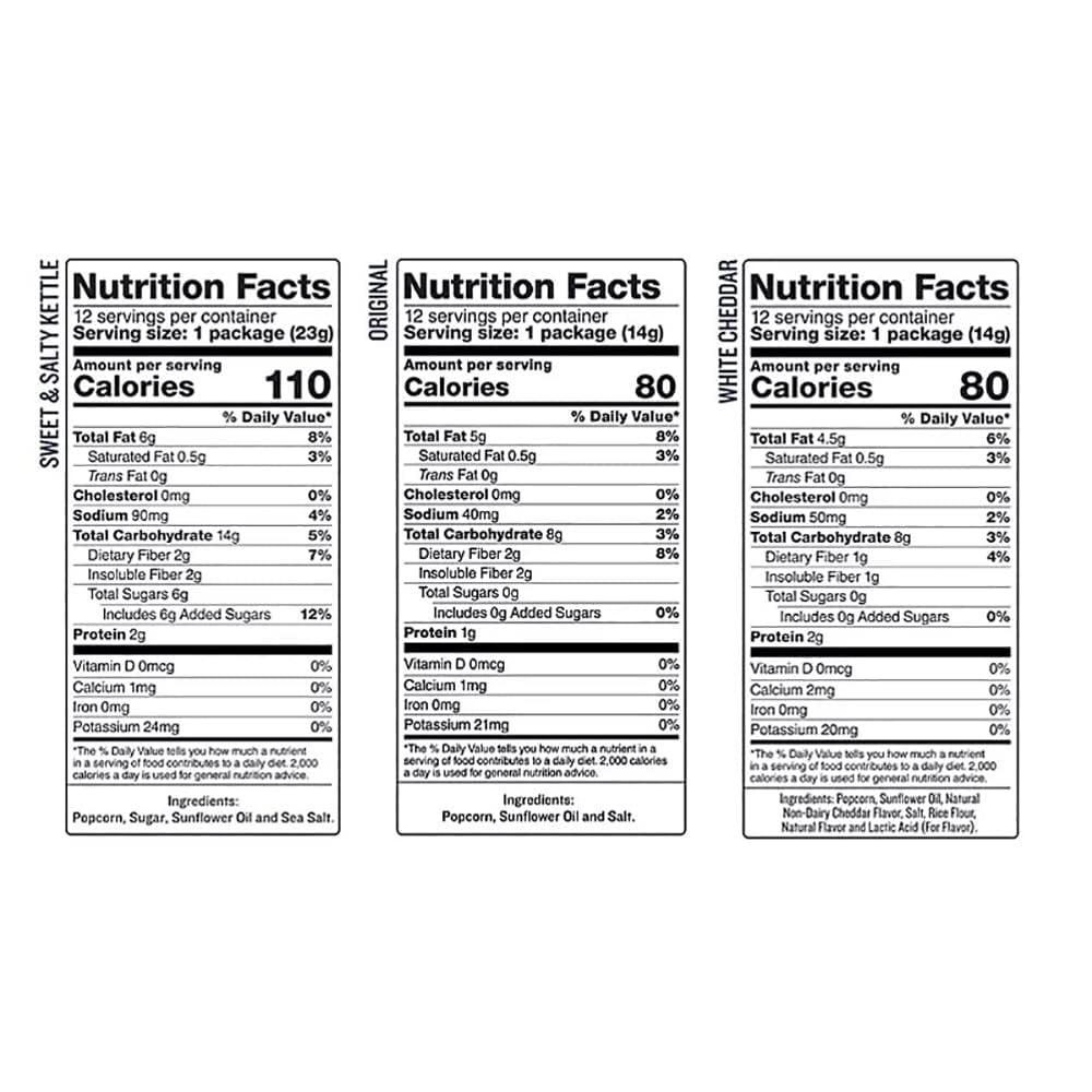 Bulk Popcorn, Skinny Pop Popcorn Individual Bags Variety Pack - Skinny Pop, 30 Packs of 3 Flavors| Bentley Assortment - Image 2