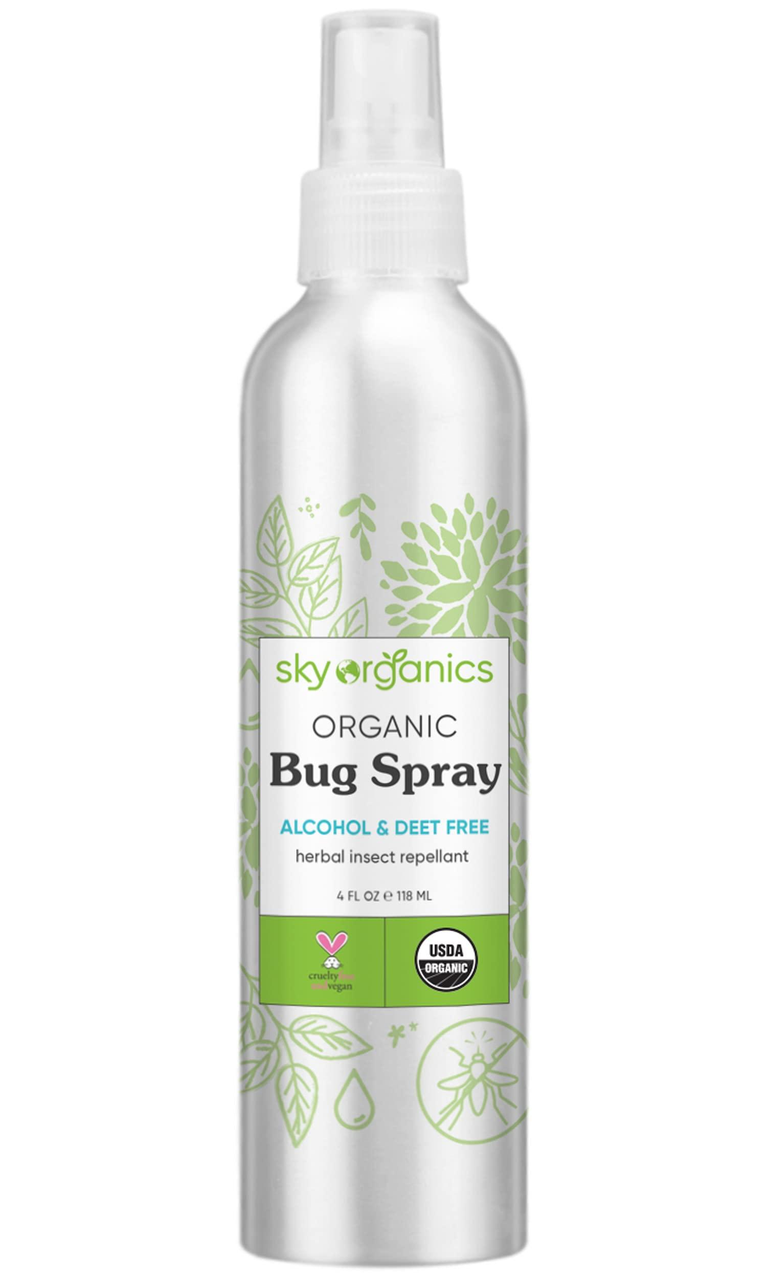 Sky Organics - Organic Bug Spray, 4oz - Deet & Alcohol Free - Herbal Insect & Mosquito Spray - Protect - Made w/Citronella & Lemongrass - Plant Based Formula - Natural, Vegan, & Cruelty Free - Image 7