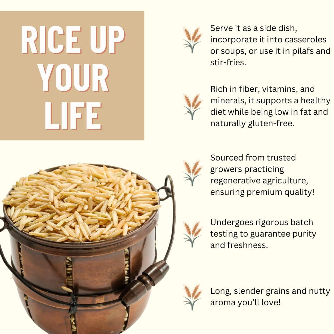 Mountain High Organics Organic and Non-GMO Brown Basmati Rice, 25 Lb - Image 3